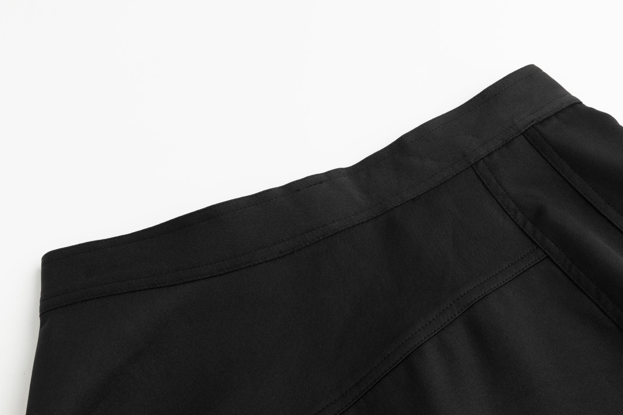 A-Line Skirt - Black - Image 3
