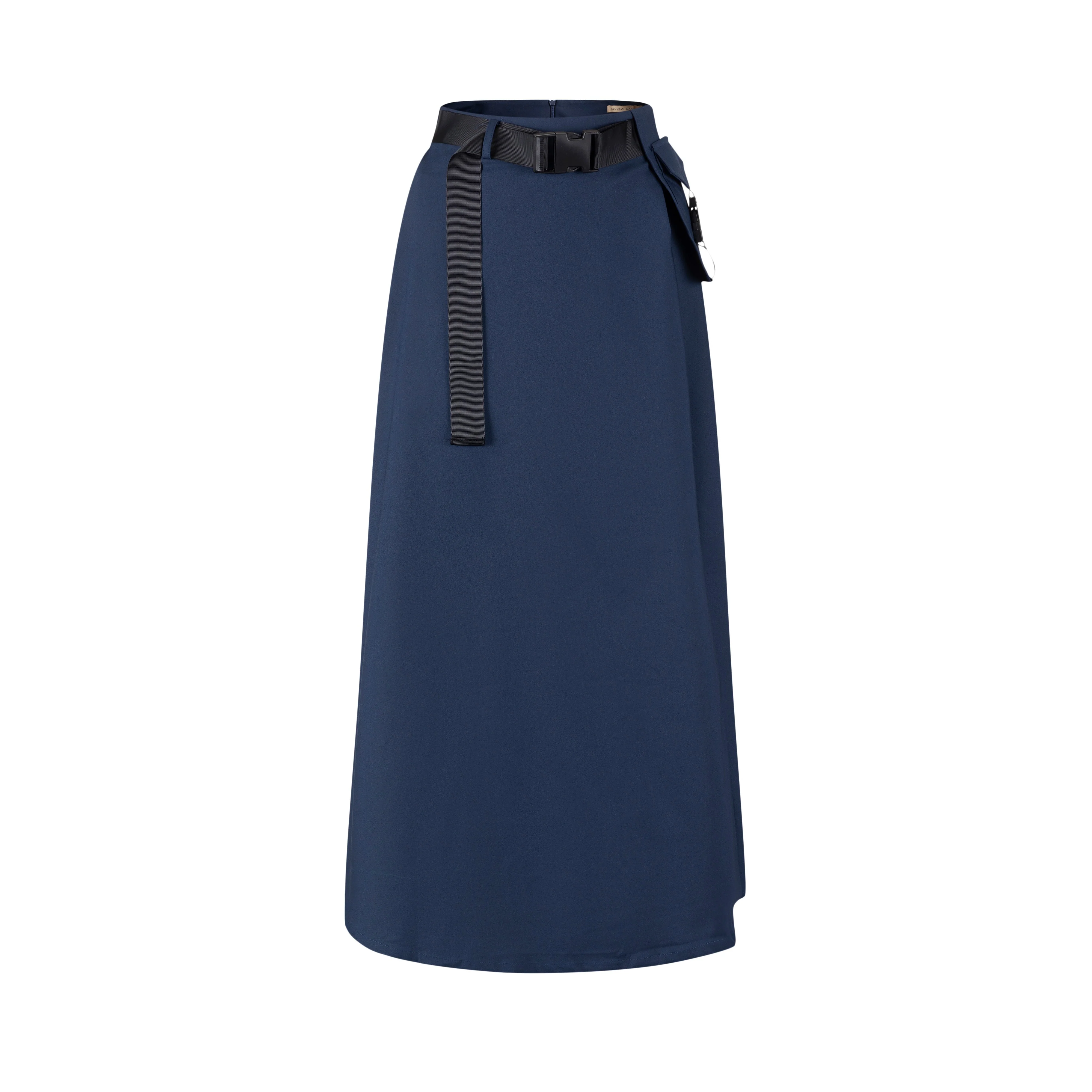 Aline Buckle Skirt- Navy - Image 3