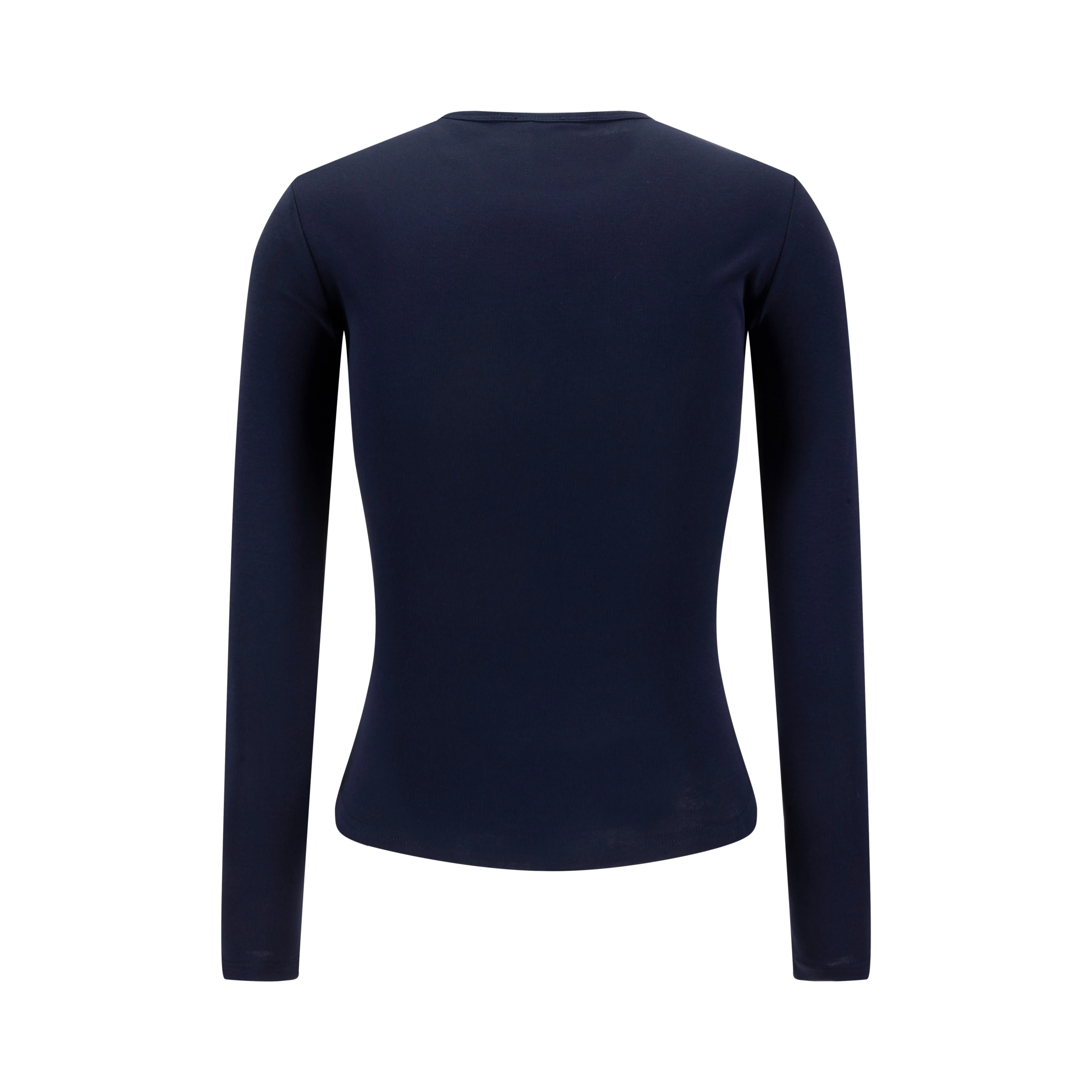Basic Flat Tee - Navy - Image 3