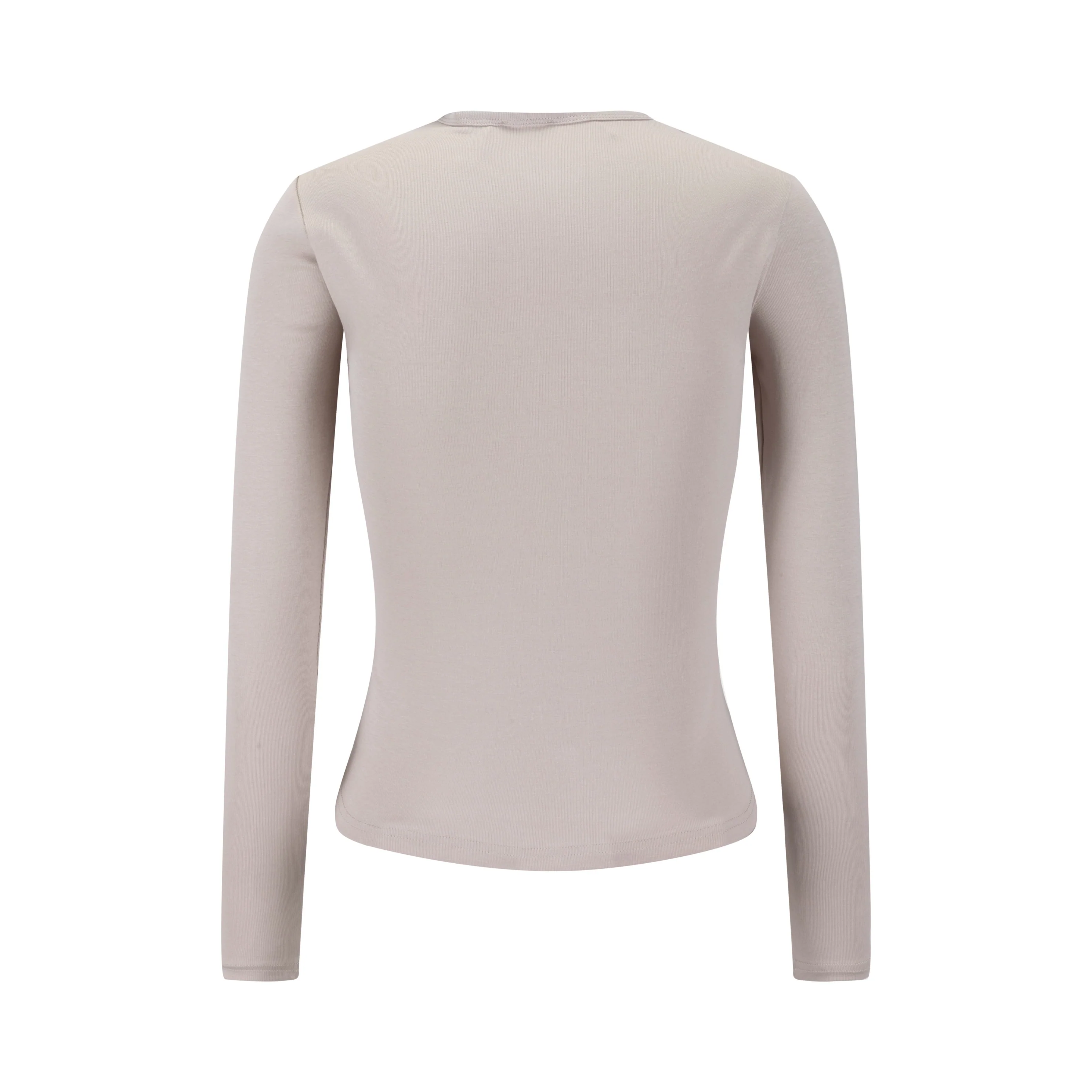 Basic Flat Tee - Stone - Image 3