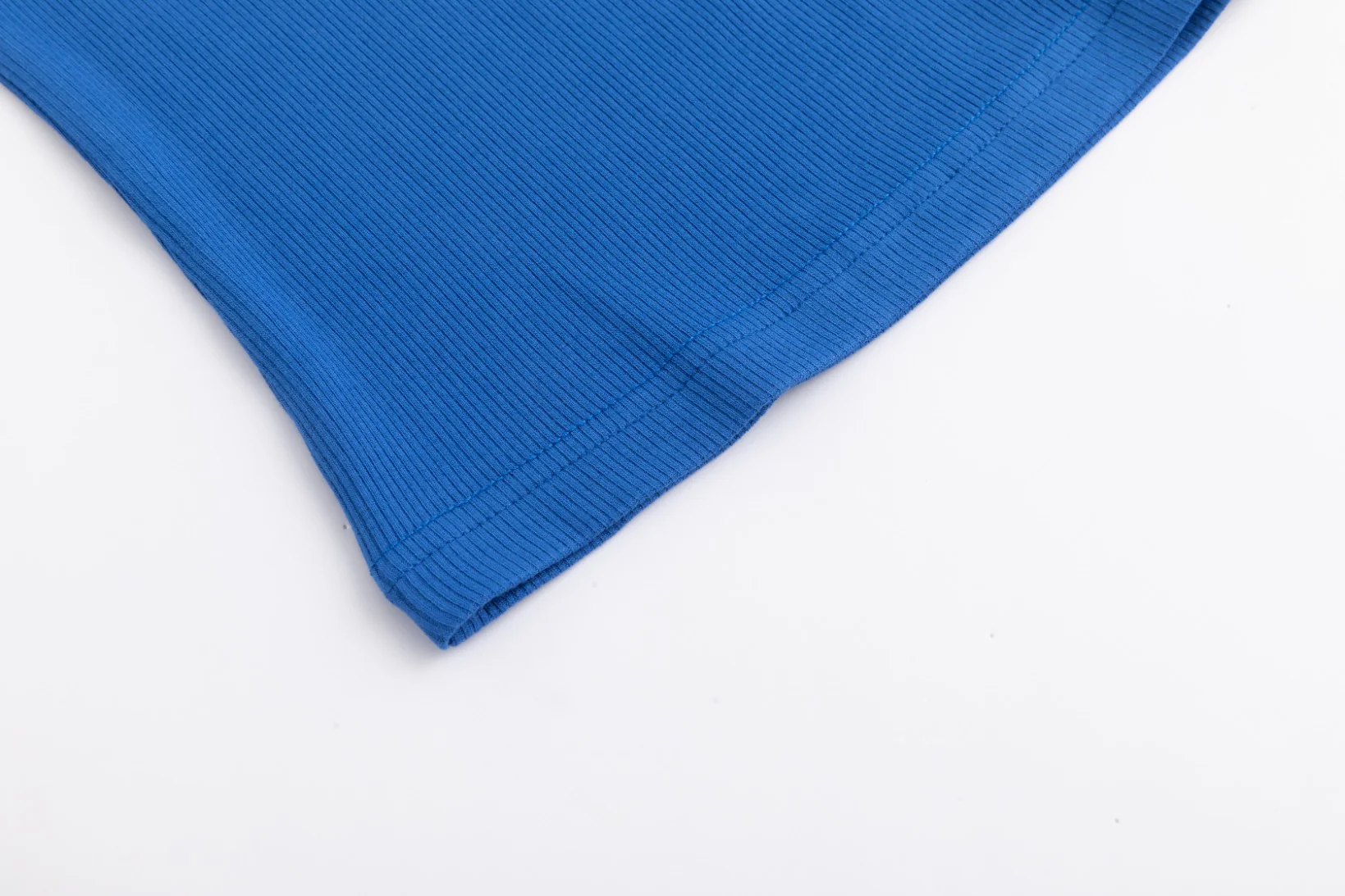 Basic Ribbed Tee - Blueberry - Image 6