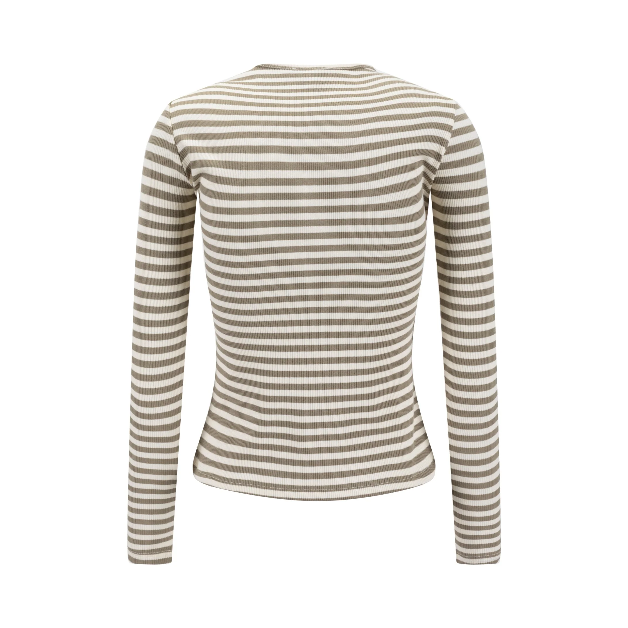 Green Moss Stripe Tee - Image 3