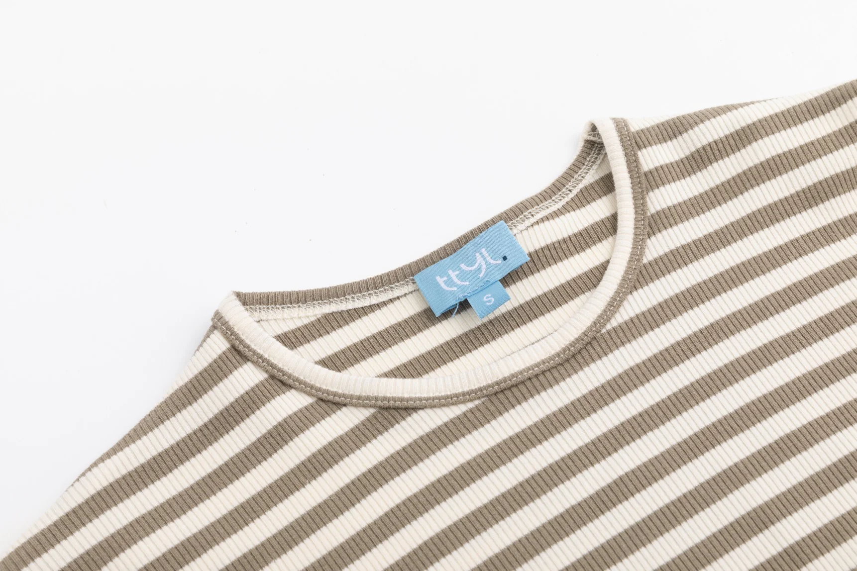 Green Moss Stripe Tee - Image 5