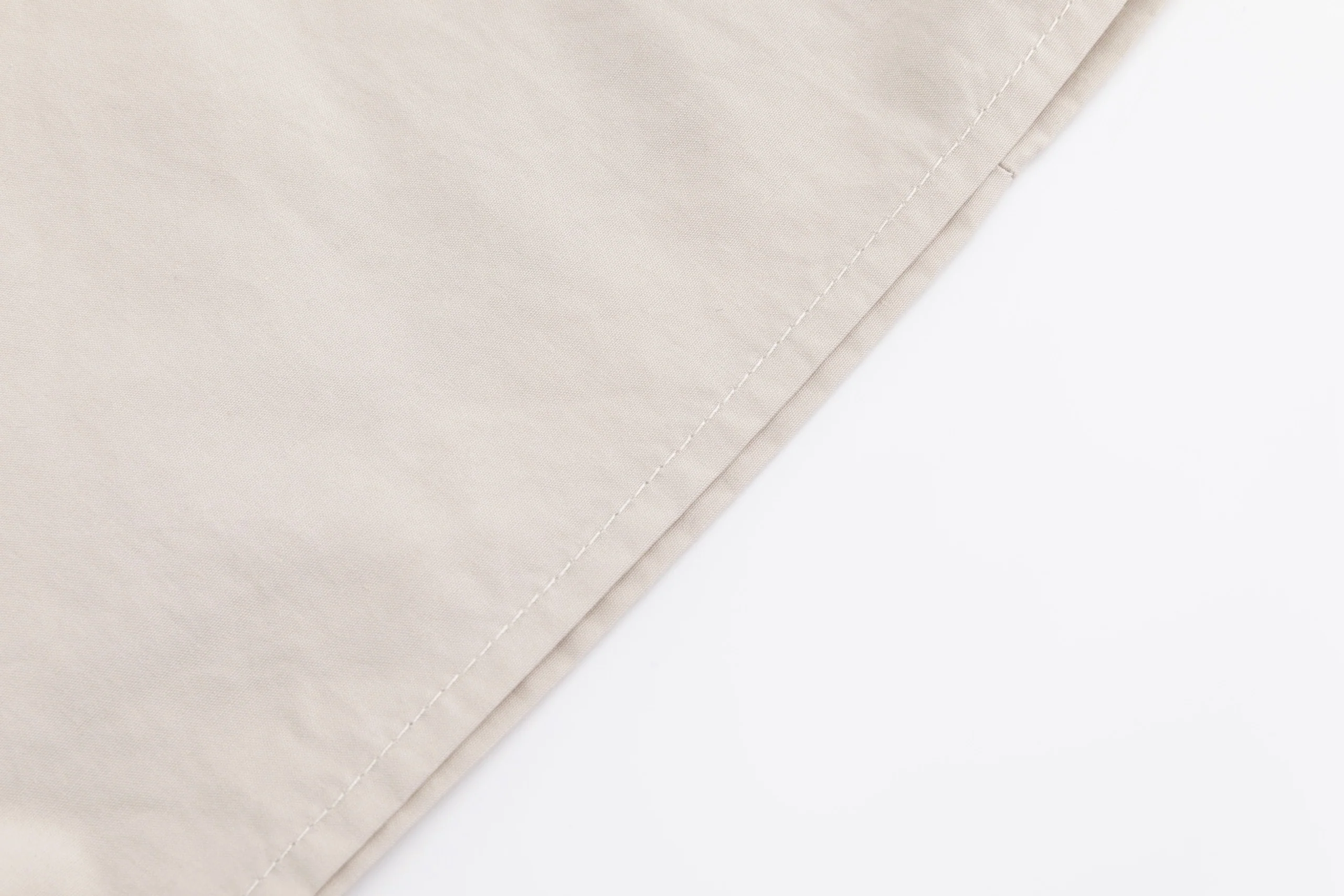 Beige Cotton Skirt With Belt - Image 4
