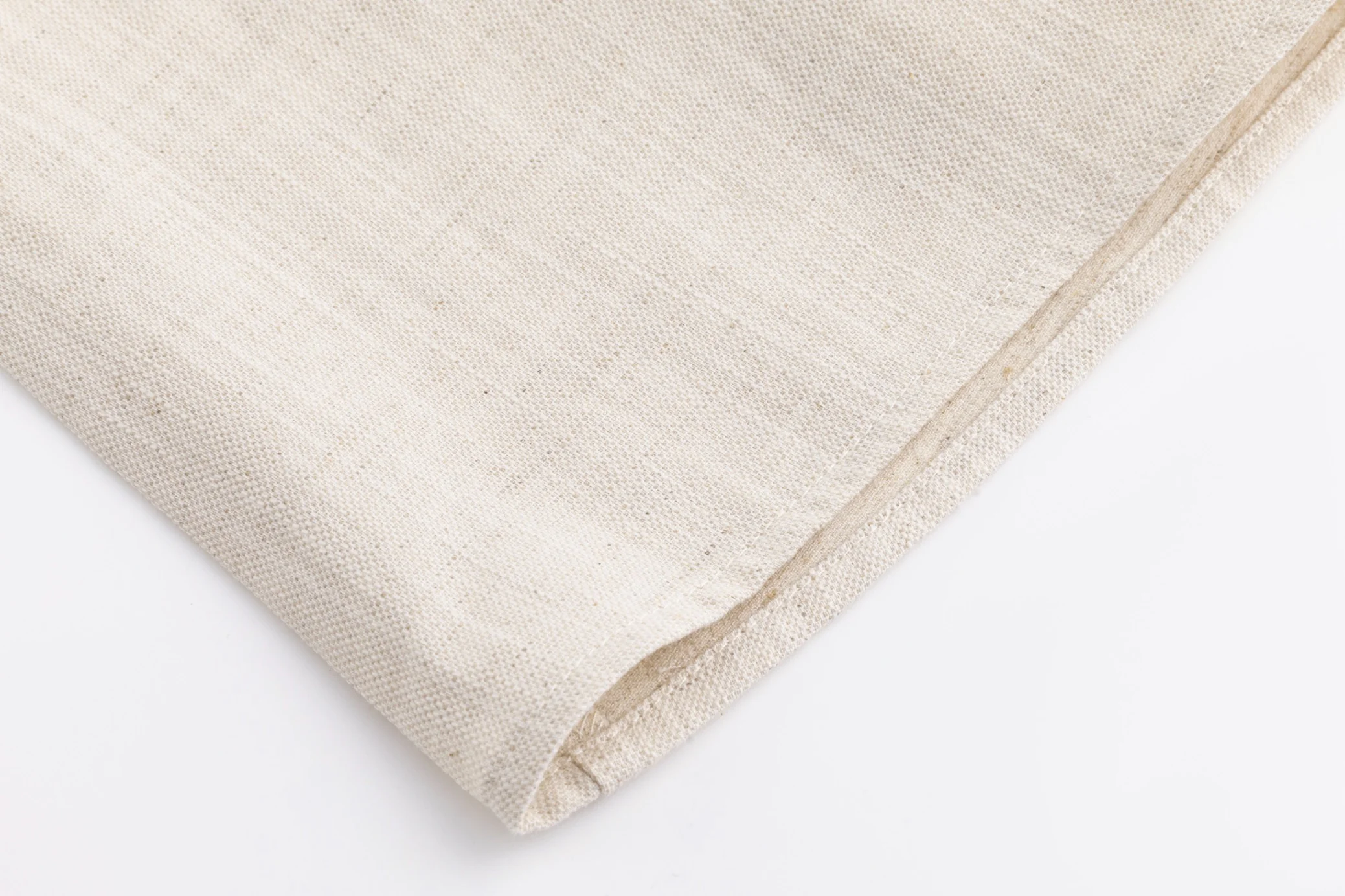 Beige Pleated Linen Skirt - Image 5