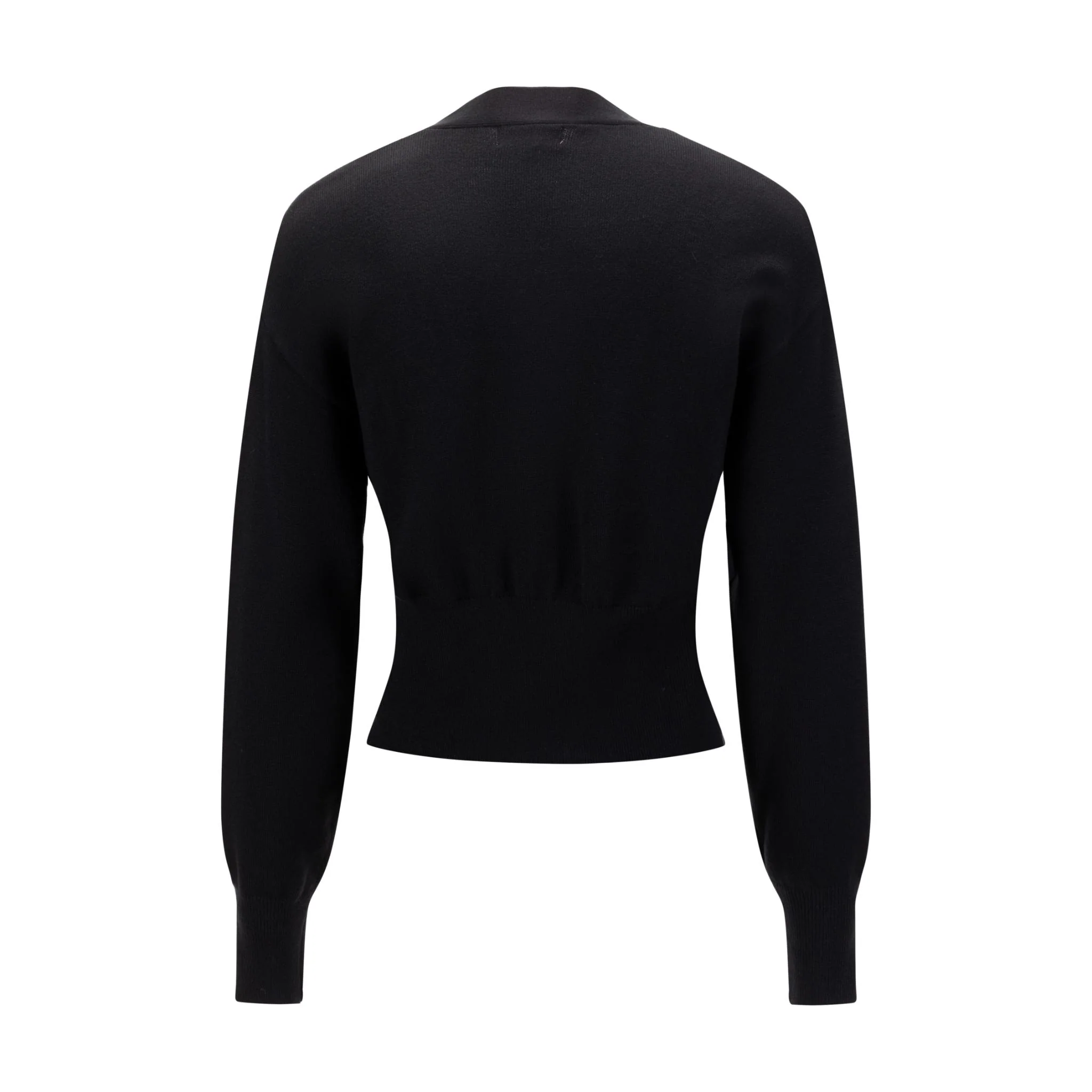 Black Gold Button Cardigan - Image 2