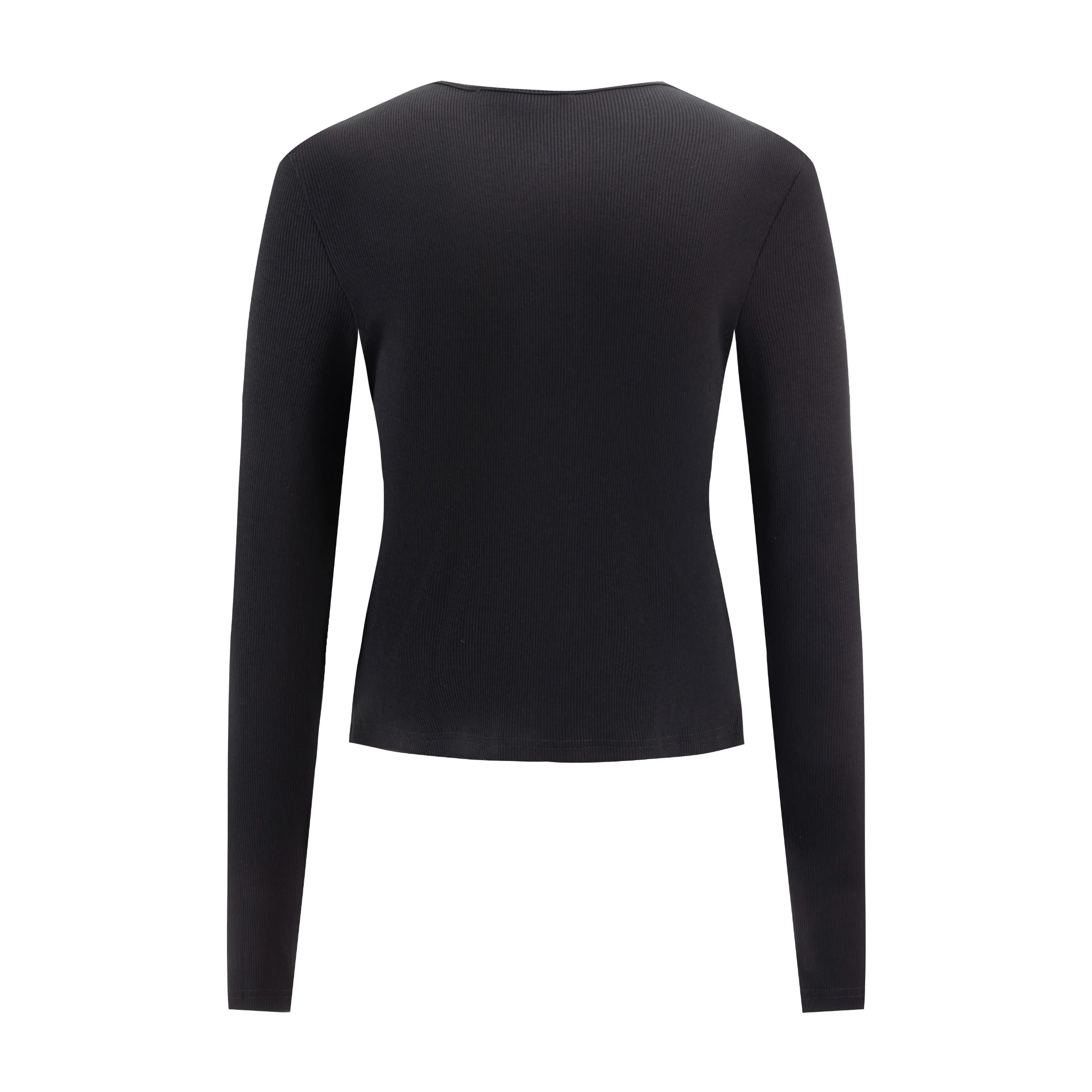 Black Knit Cardigan - Image 3