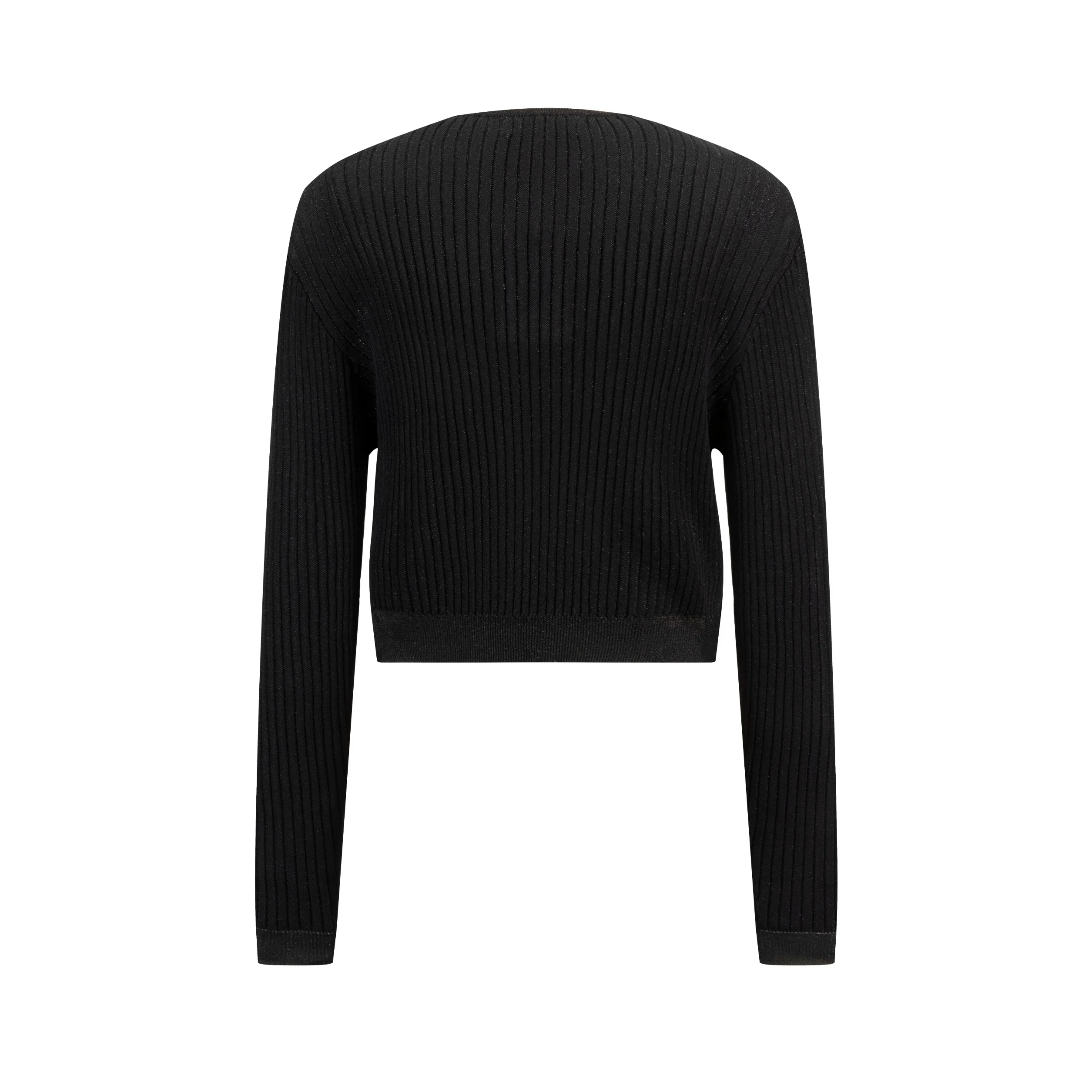 Black Metalic Cardigan - Image 3