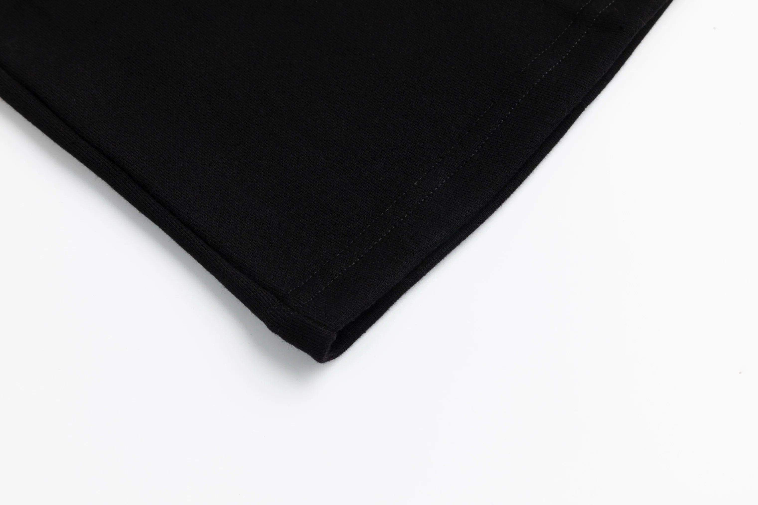 Black Raw Edge Straight Skirt - Image 5