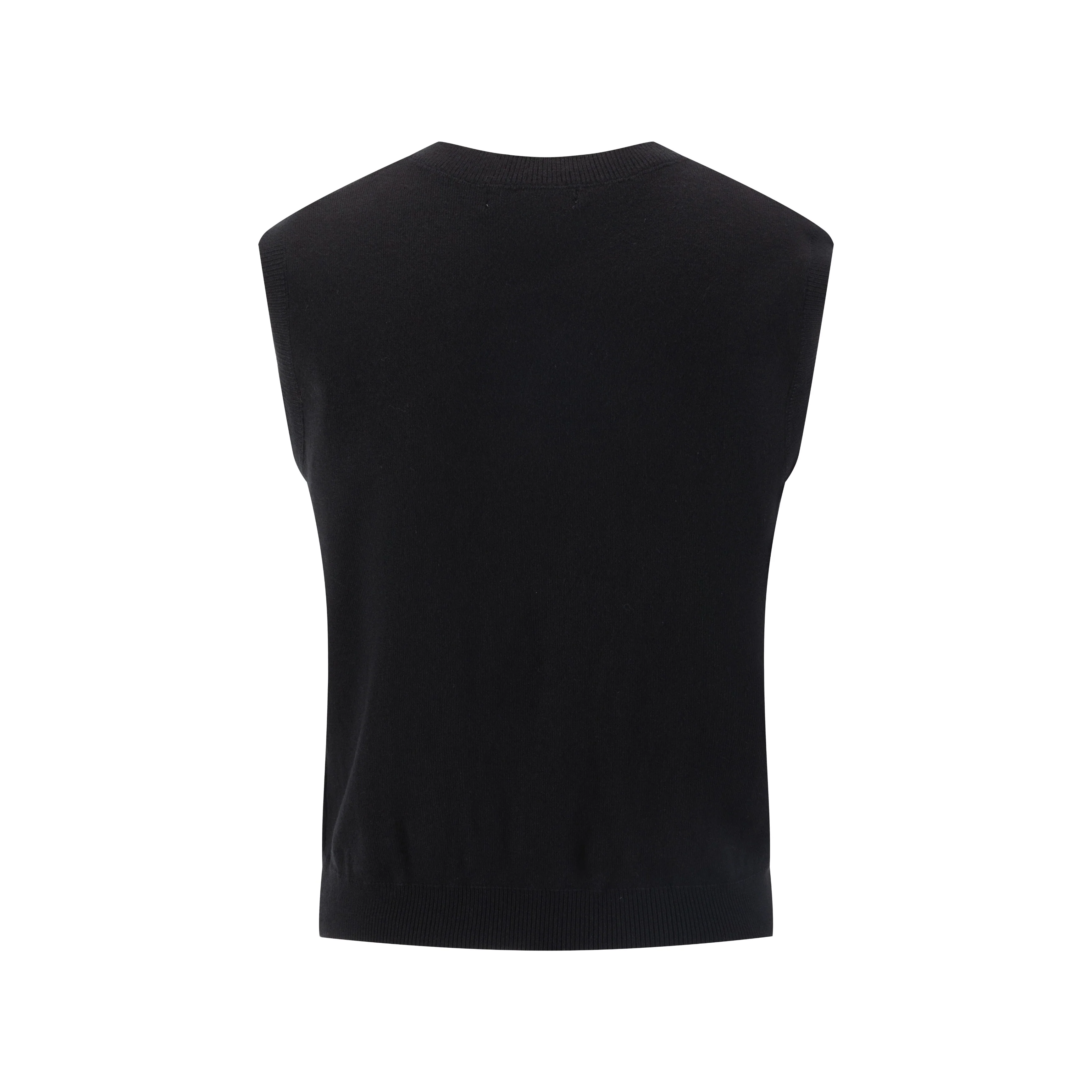 Black Sequin Vest - Image 3