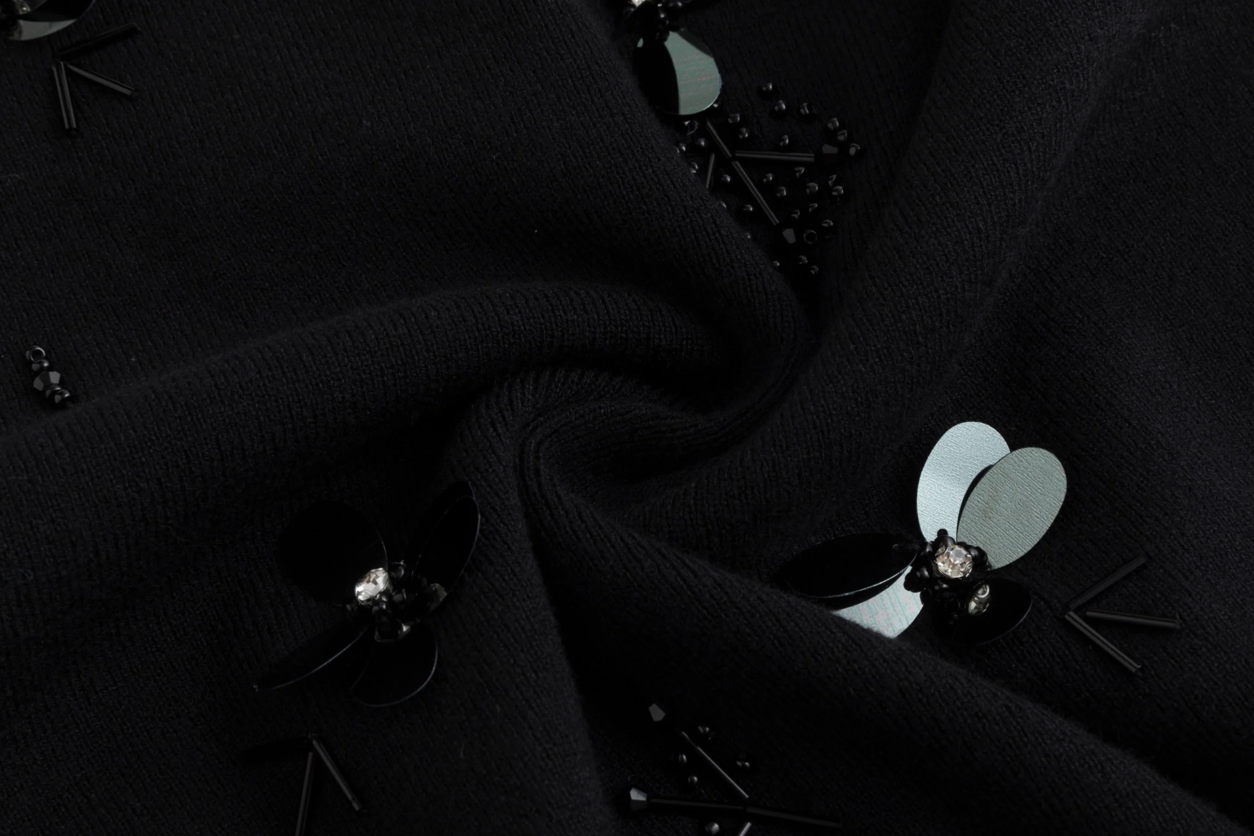 Black Sequin Vest - Image 6