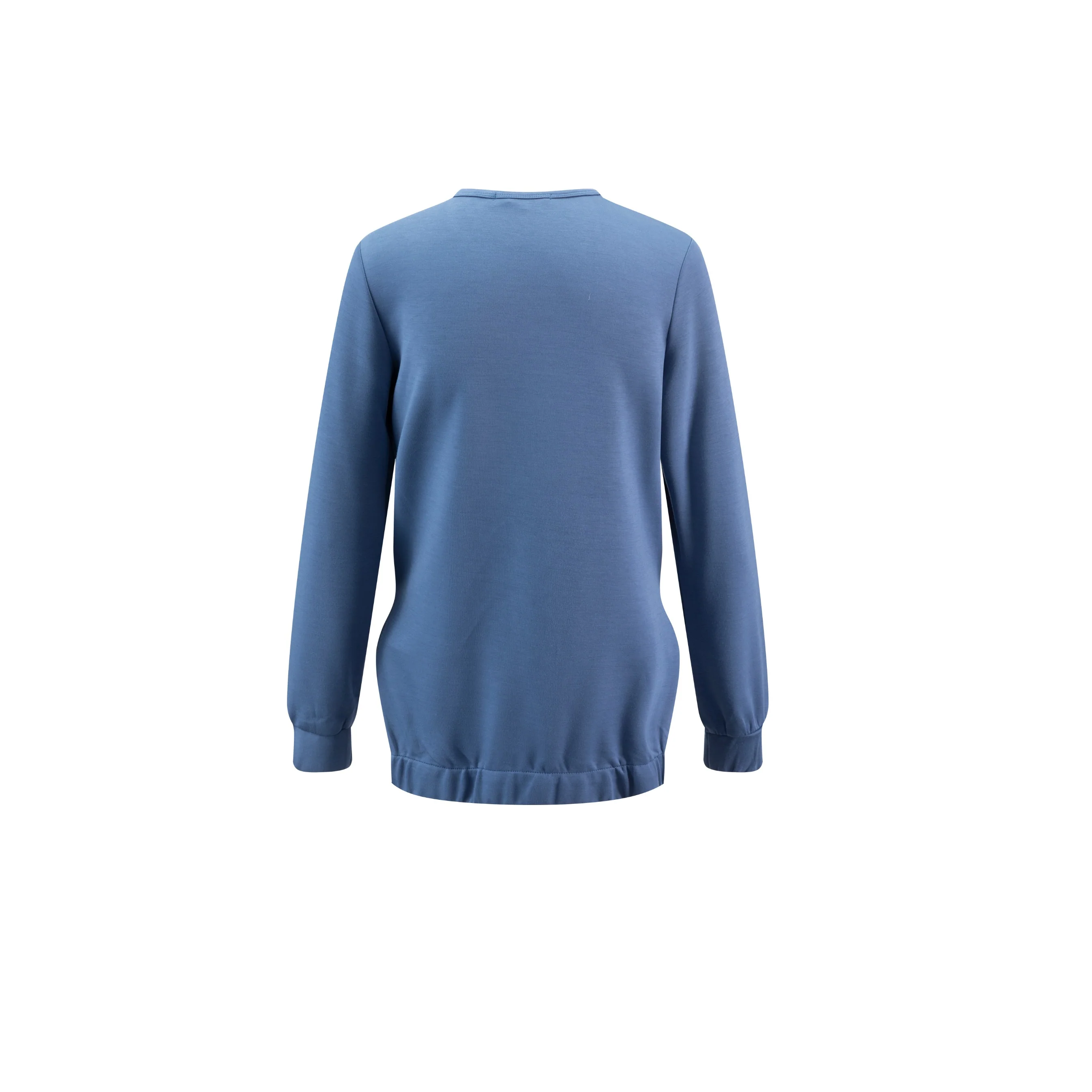Scuba Drawstring Top - Blue - Image 3