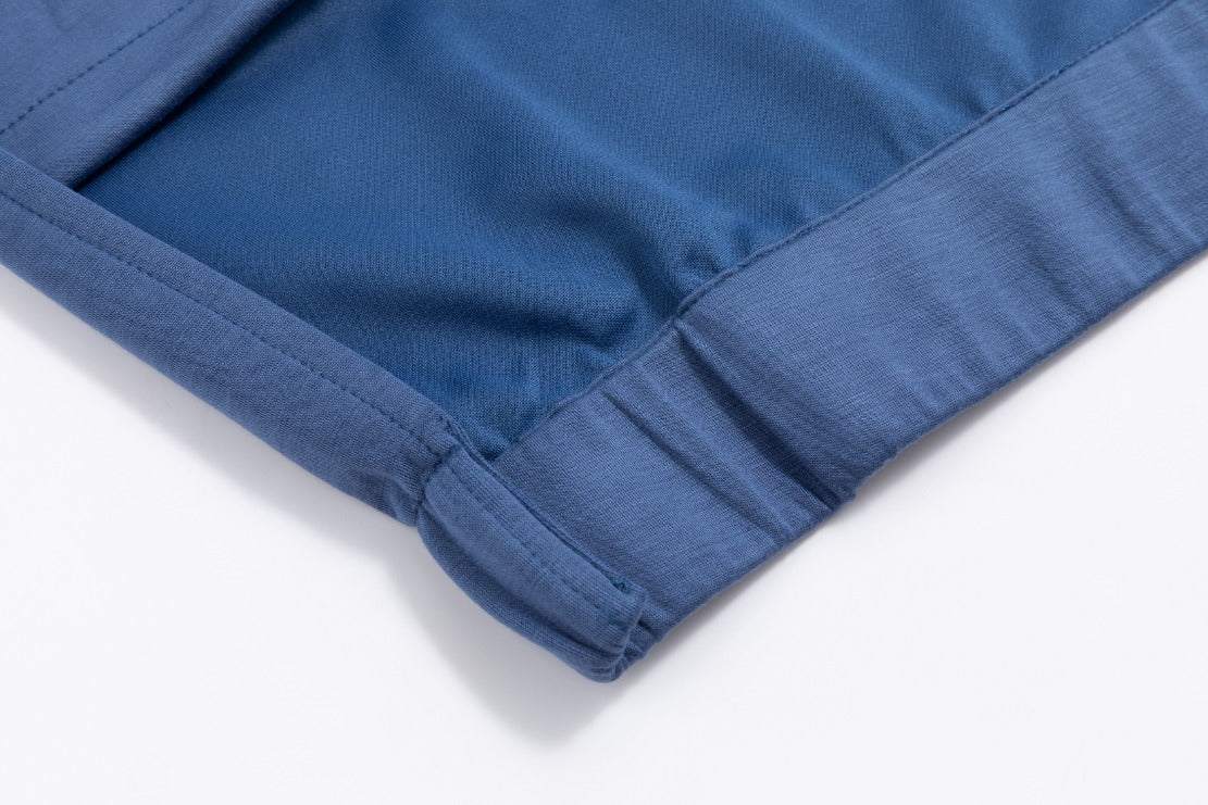 Scuba Drawstring Top - Blue - Image 5