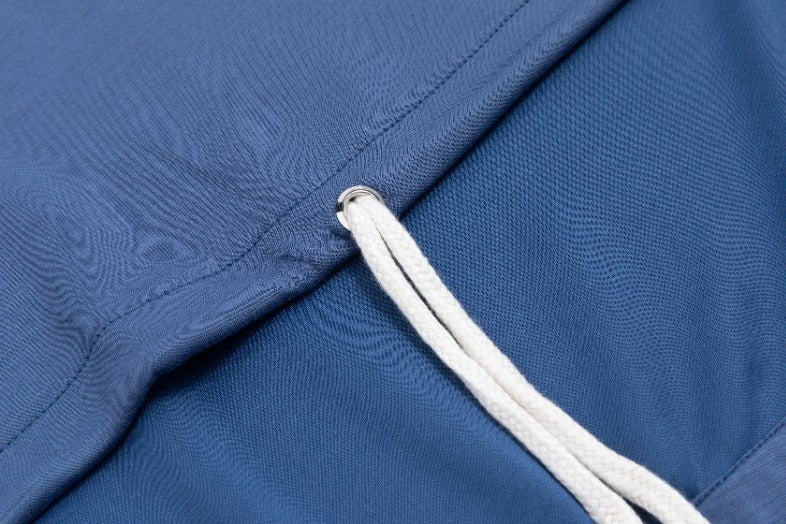 Scuba Drawstring Top - Blue - Image 7