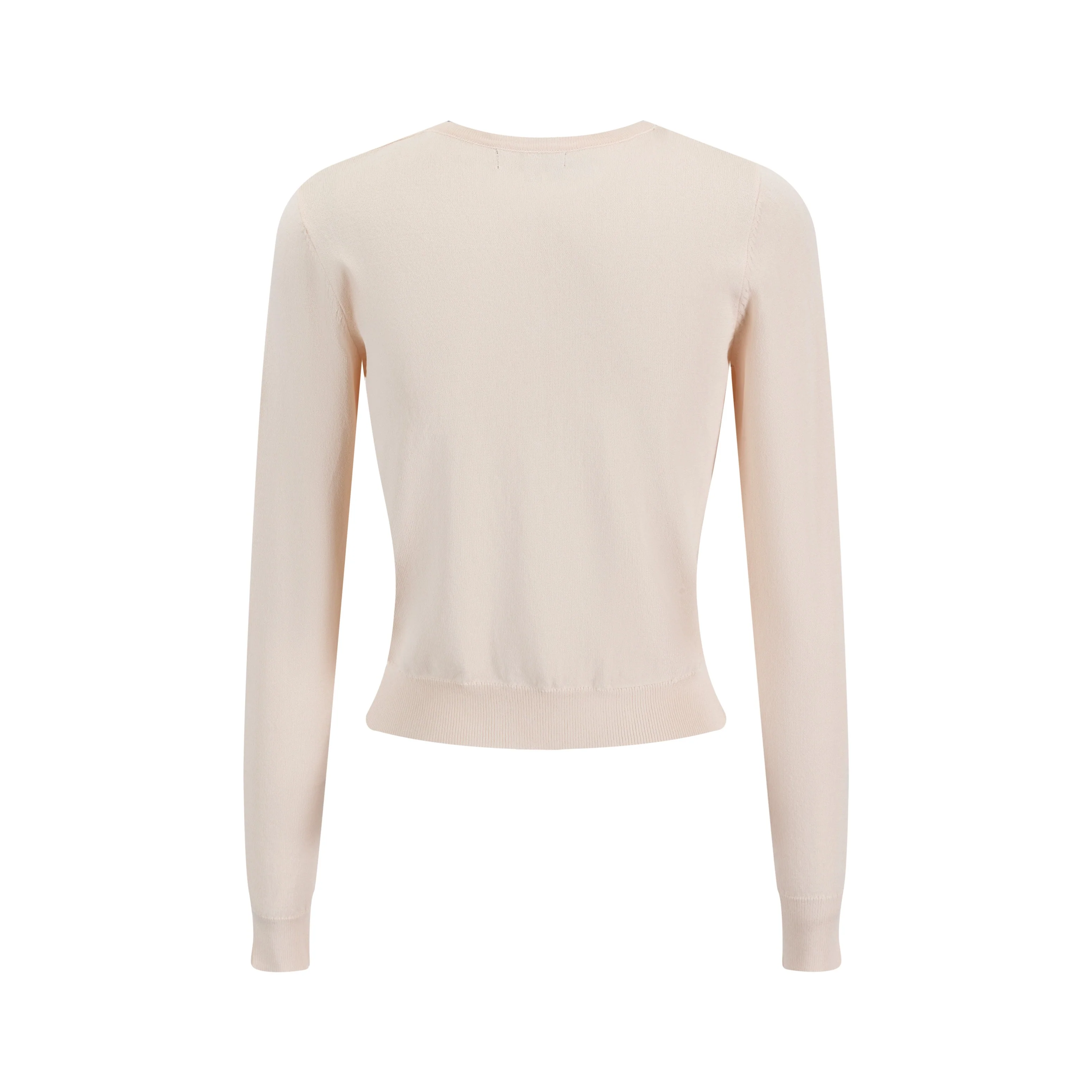 Blushy Pink Cardigan With Pearl Buttons - Image 3
