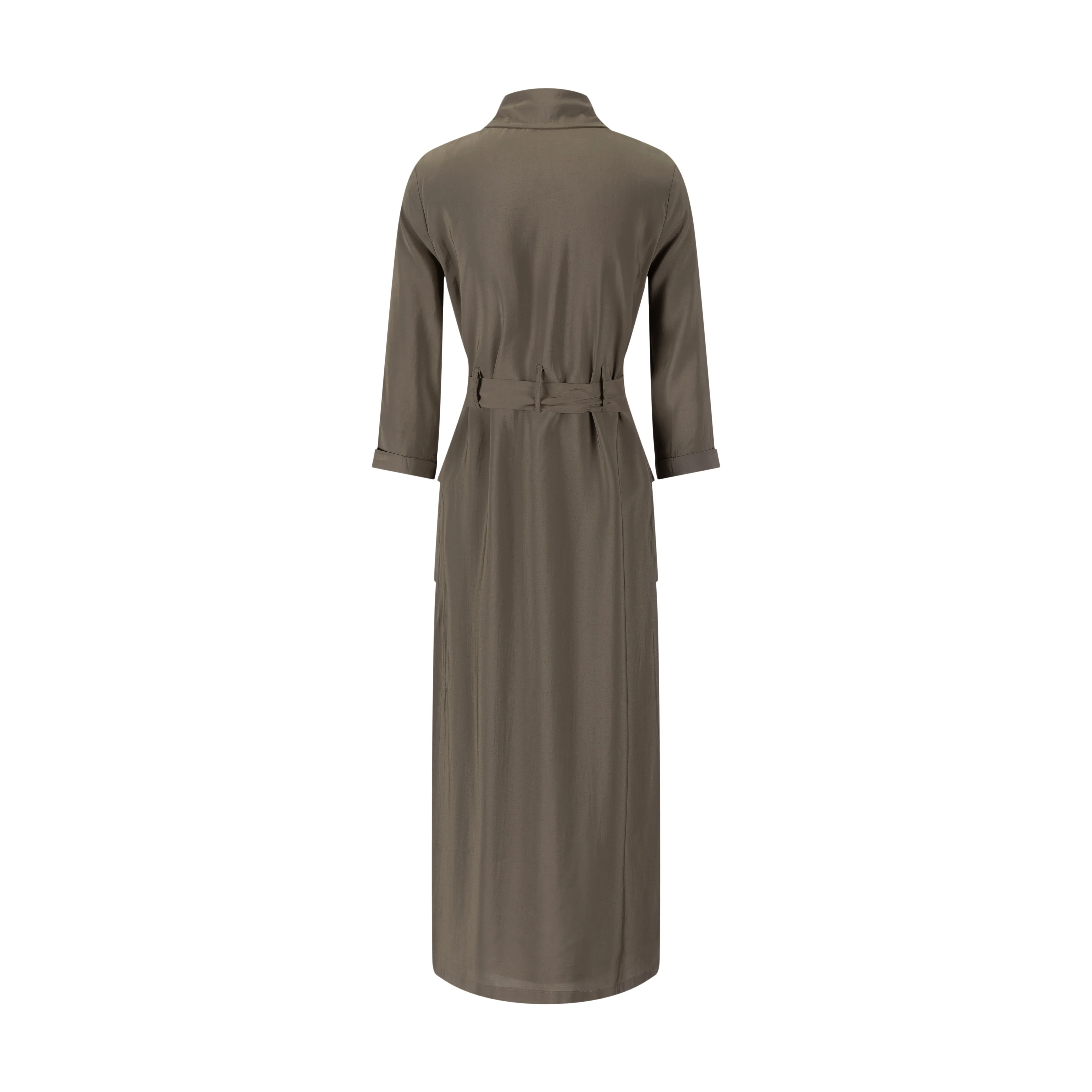 Cargo Linen Dress - Fawn - Image 3