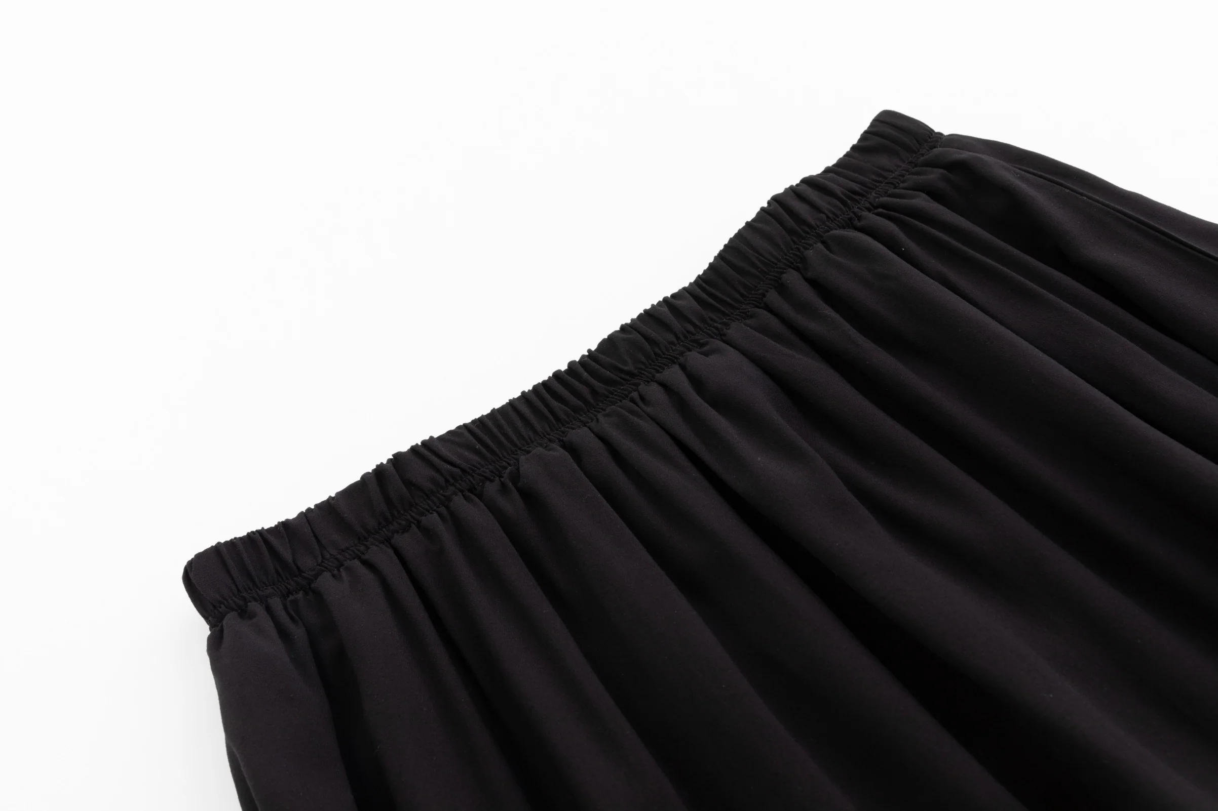 Cotton Flair Skirt - Black - Image 6