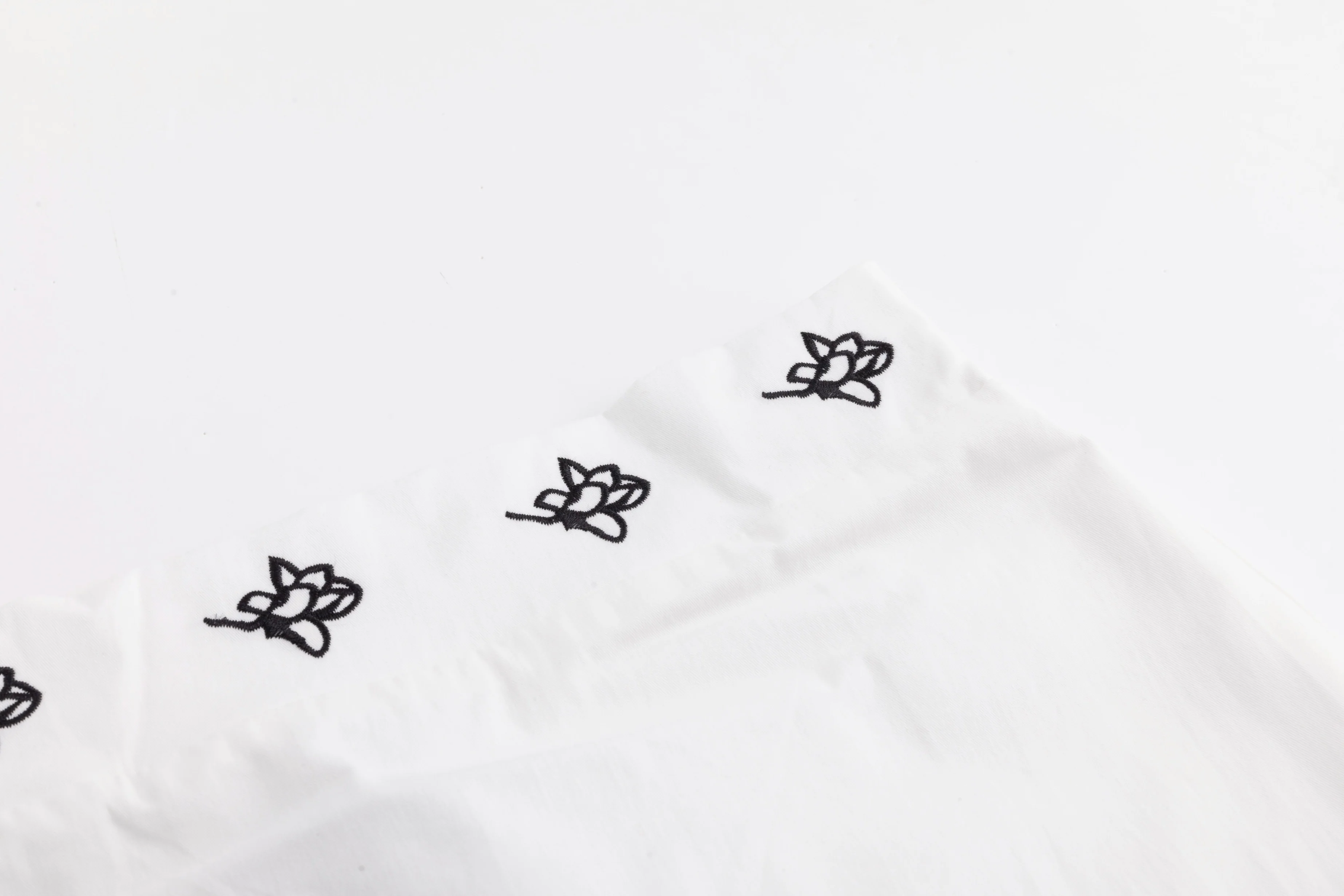 Cotton Skirt With Embroidered Waistband - Ivory - Image 3