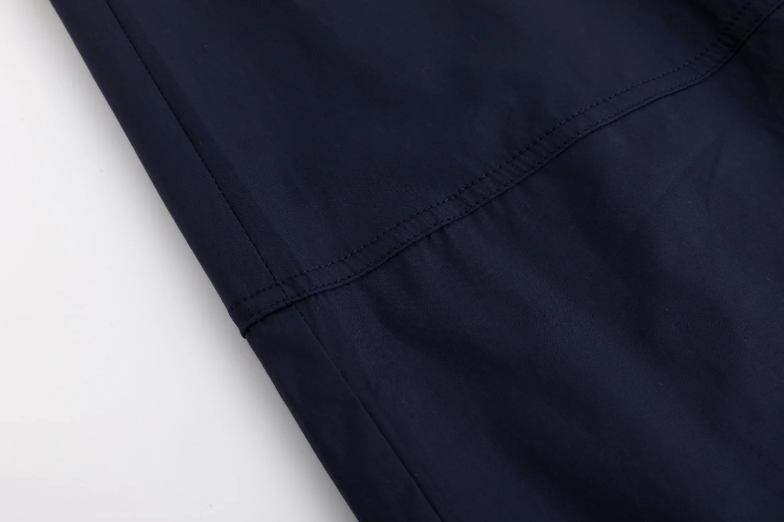 Cotton Skirt With Pockets - Navy - Image 2