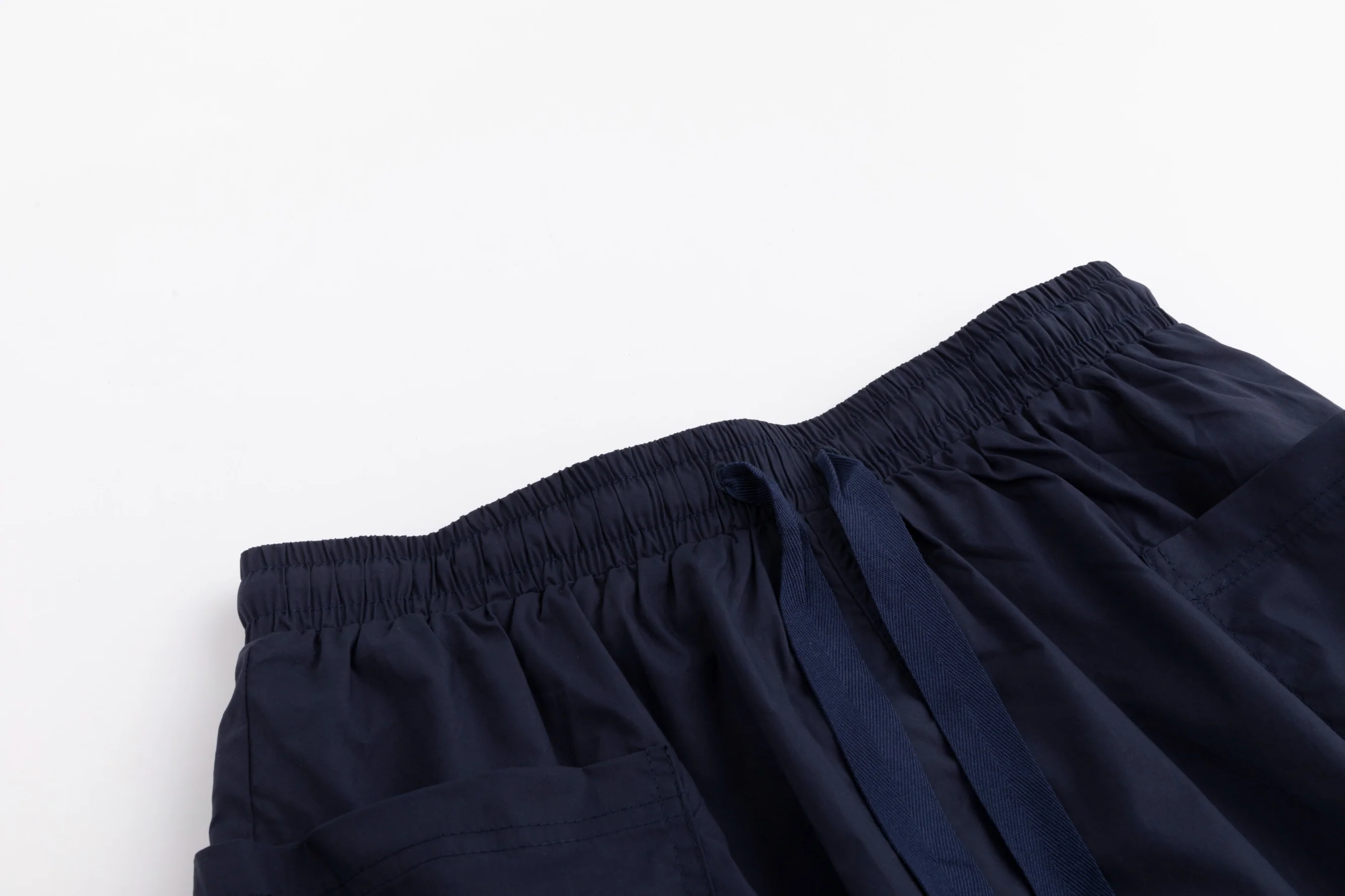 Cotton Skirt With Pockets - Navy - Image 4