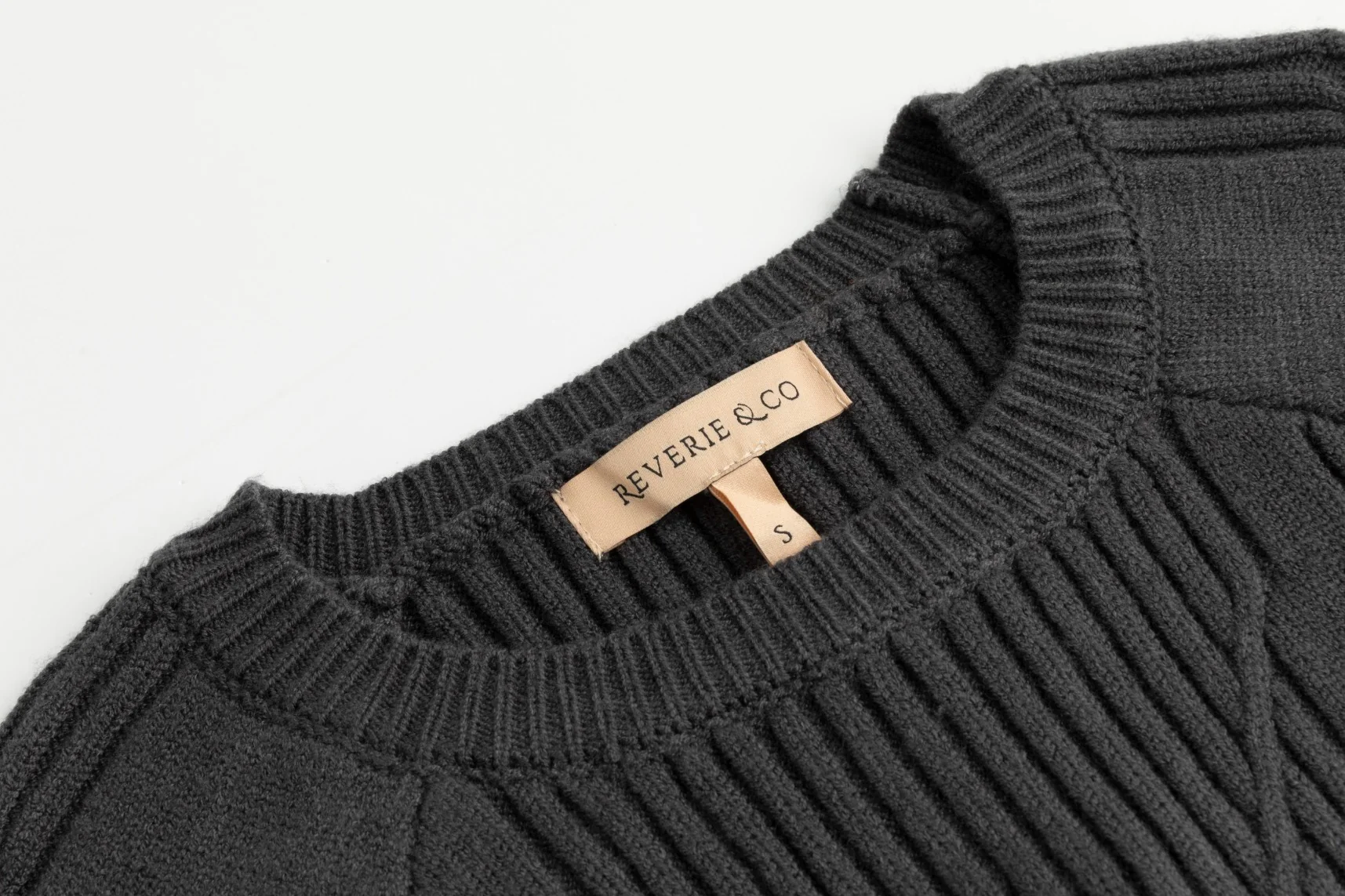 Cropped Textured Sweater - Heather Gray - Image 4