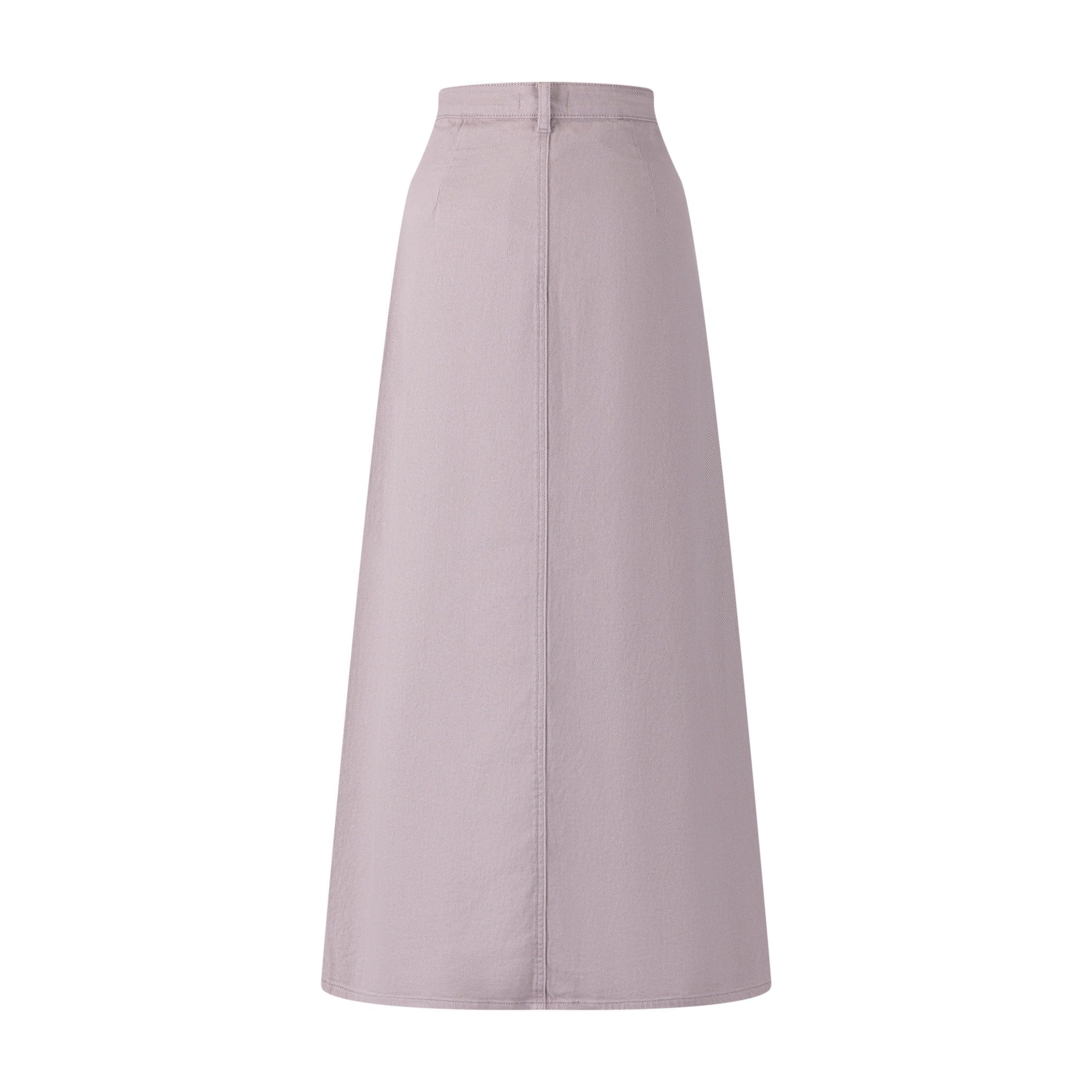 Denim Detail Pocket Skirt - Grey - Image 3