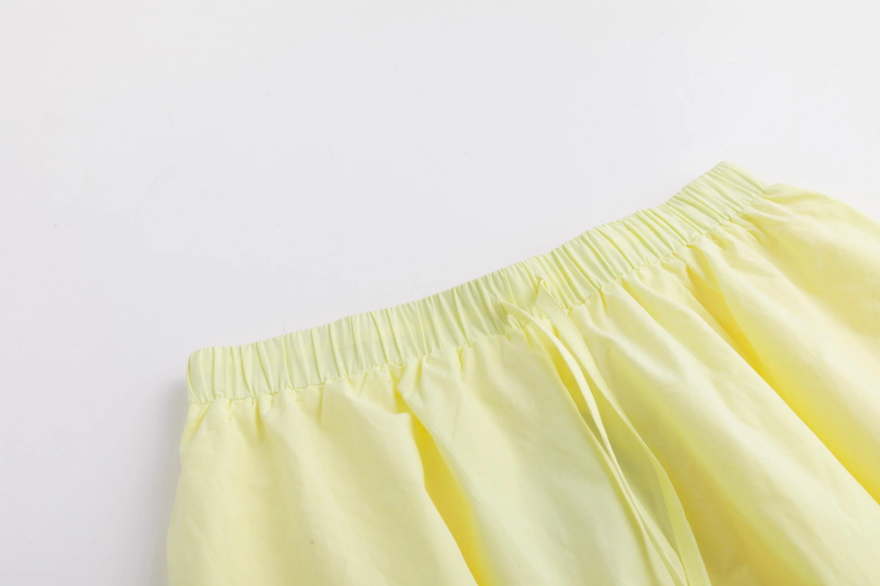 Drawstring Skirt - Lemon - Image 4
