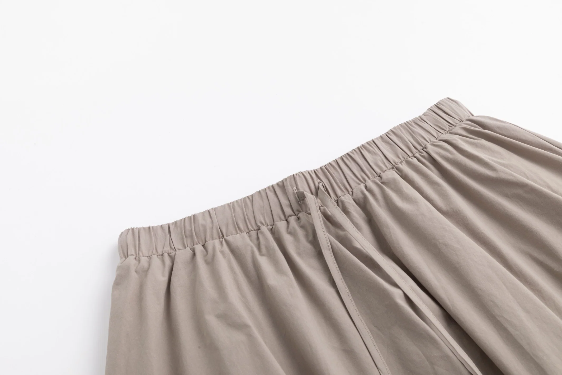 Drawstring Skirt - Stone - Image 4
