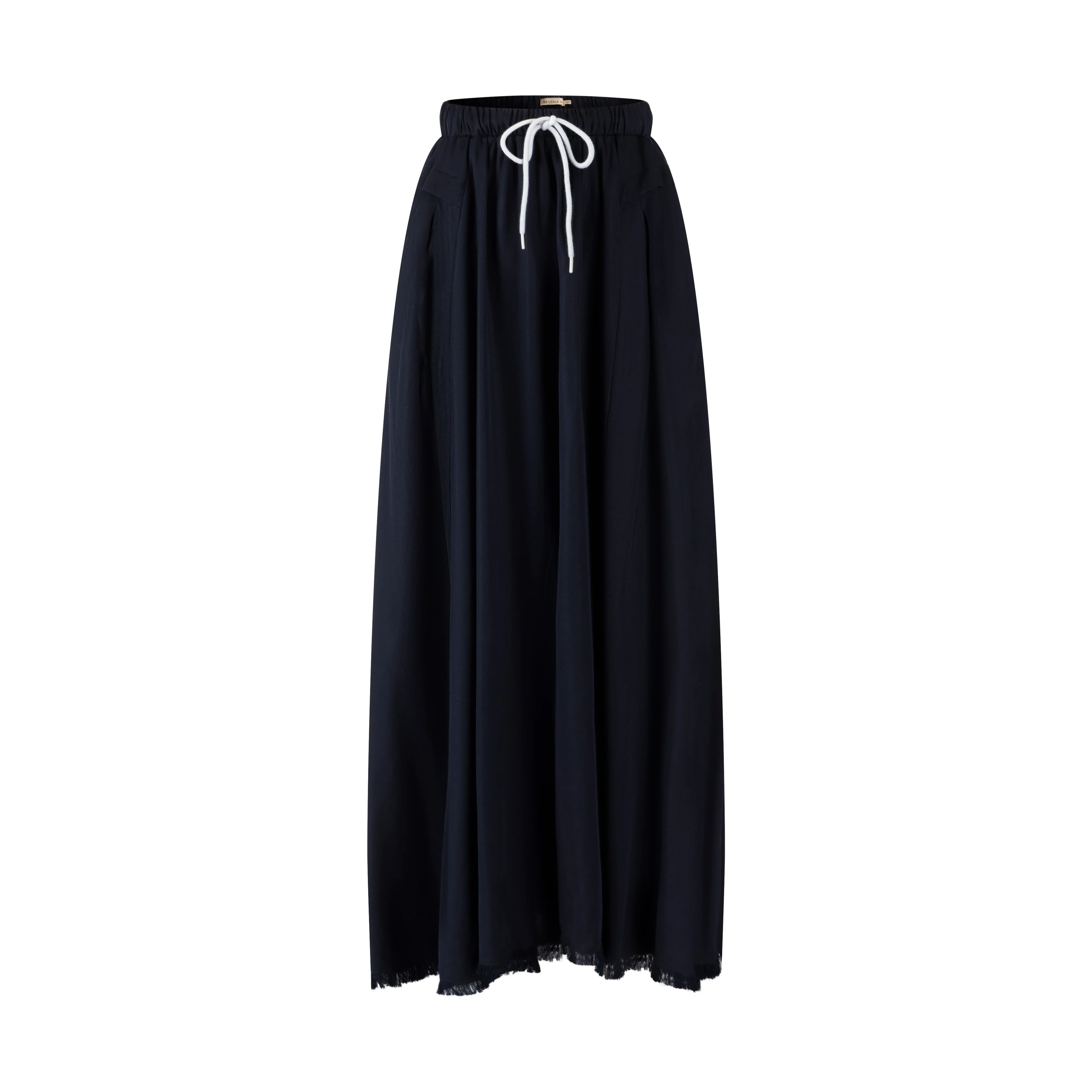 Drawstring Waistband Skirt- Midnight - Image 2