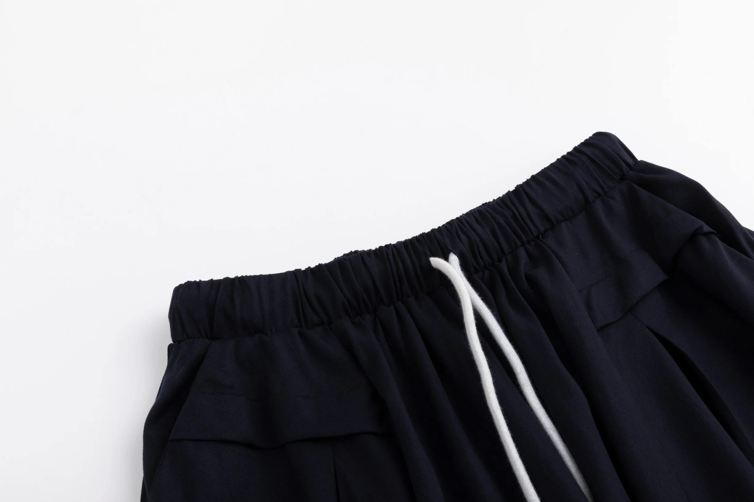 Drawstring Waistband Skirt- Midnight - Image 4