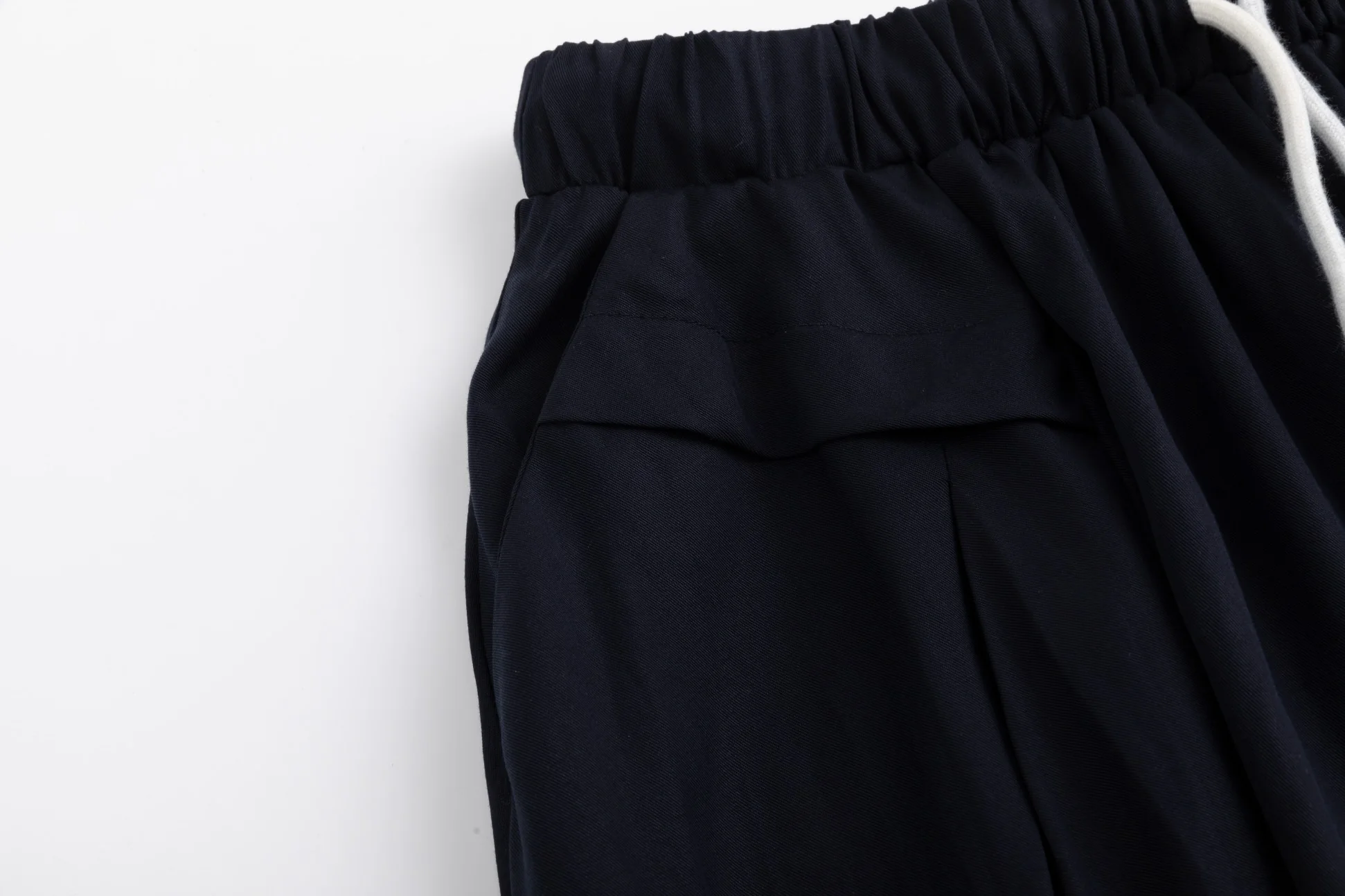 Drawstring Waistband Skirt- Midnight - Image 6