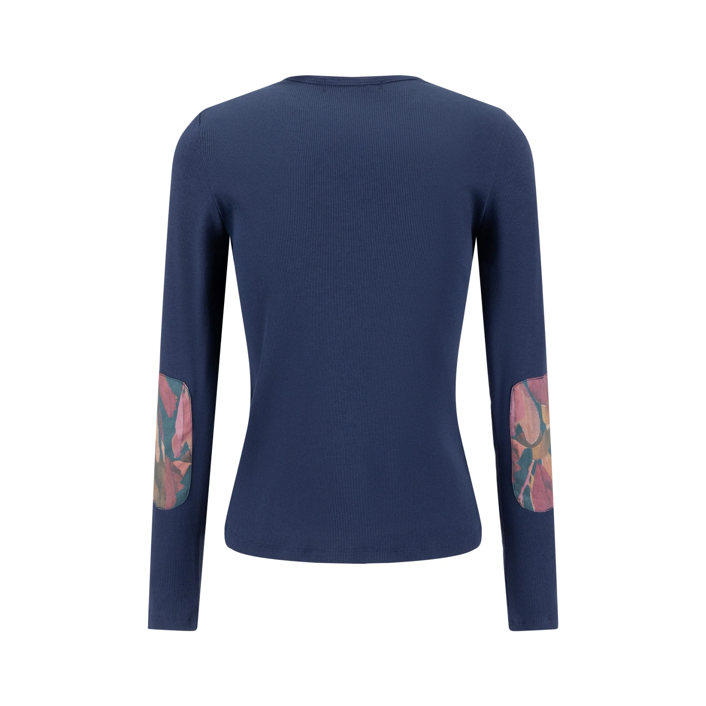 Elbow Patch T Shirt - Midnight - Image 4