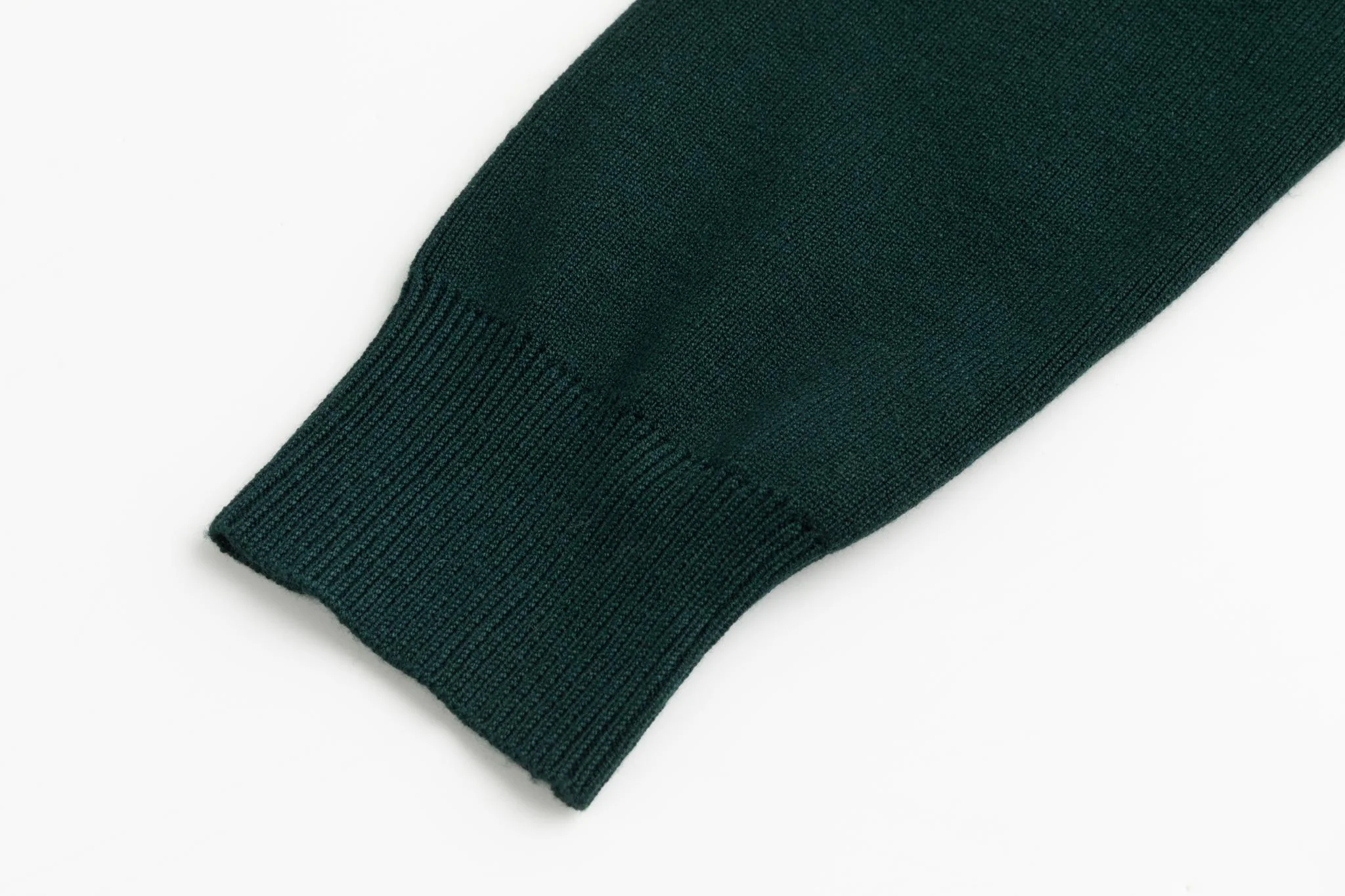 Emerald Green Knit Overlay And Printed Satin Dress - Image 6