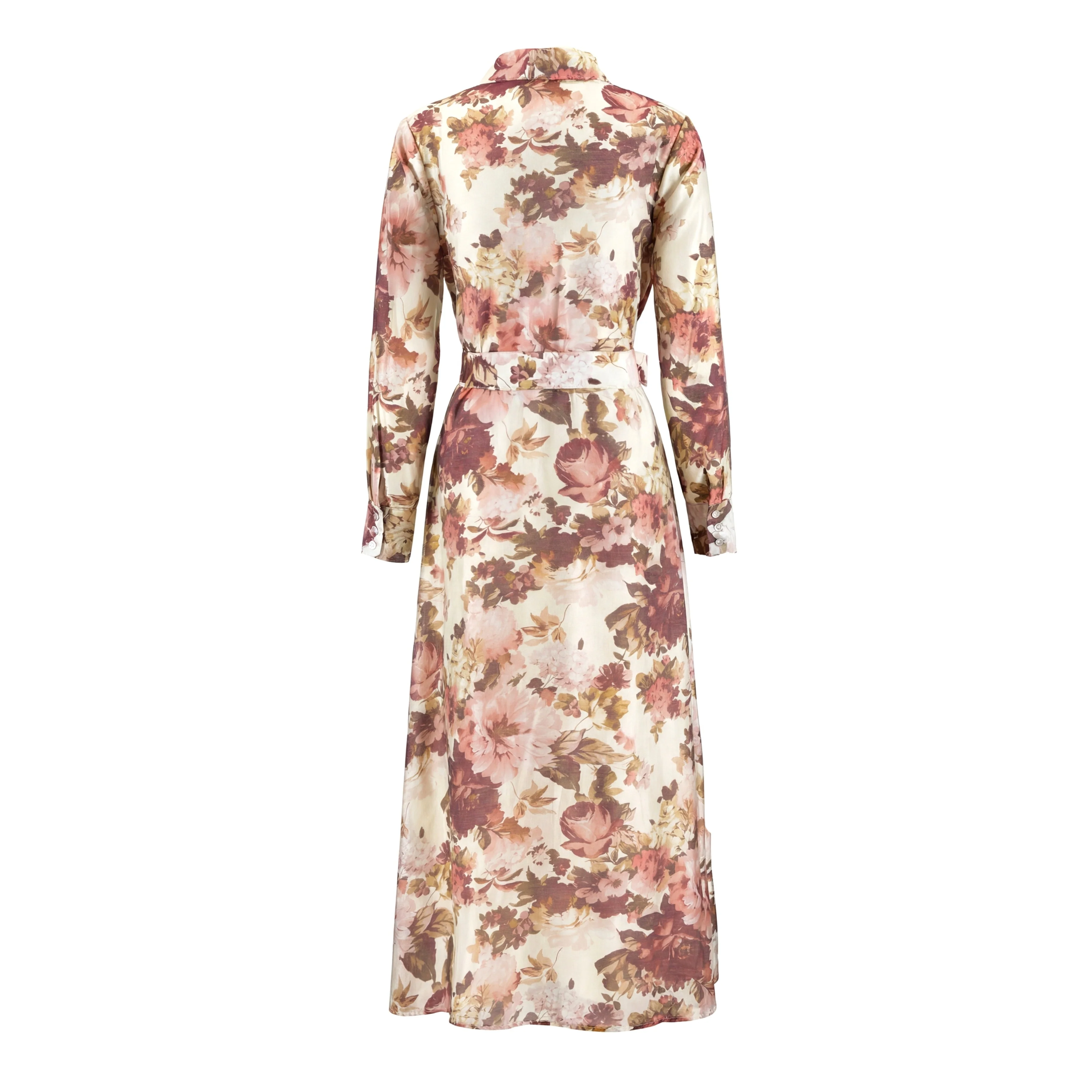 Floral Belted Dress - Image 3