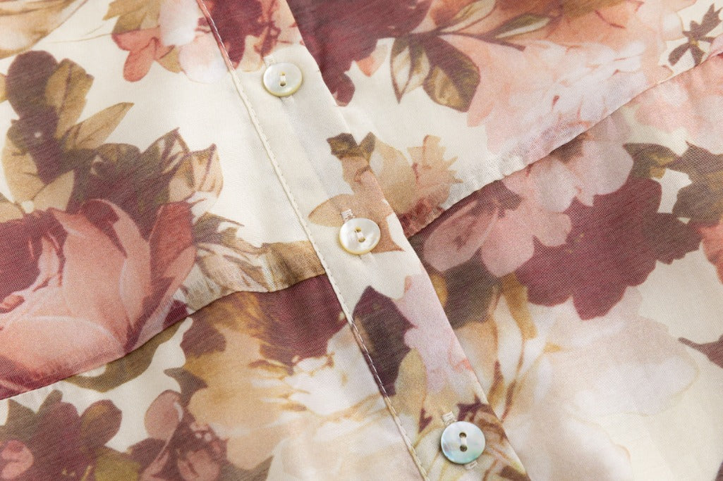 Floral Belted Dress - Image 6