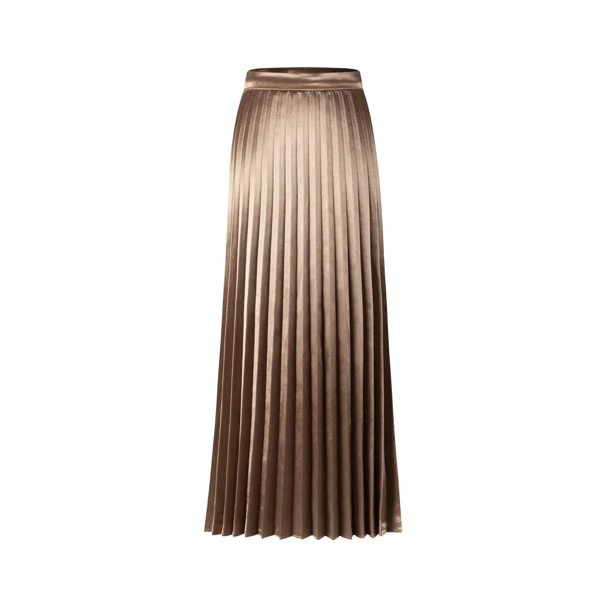 Gold Pleated Skirt - Image 2
