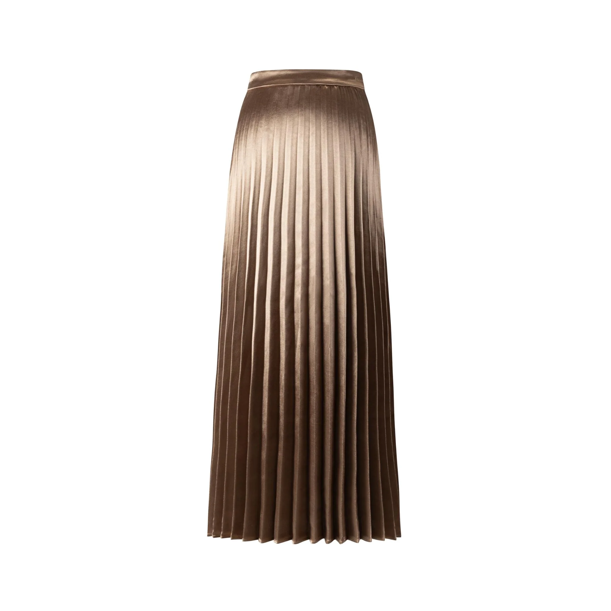Gold Pleated Skirt - Image 3