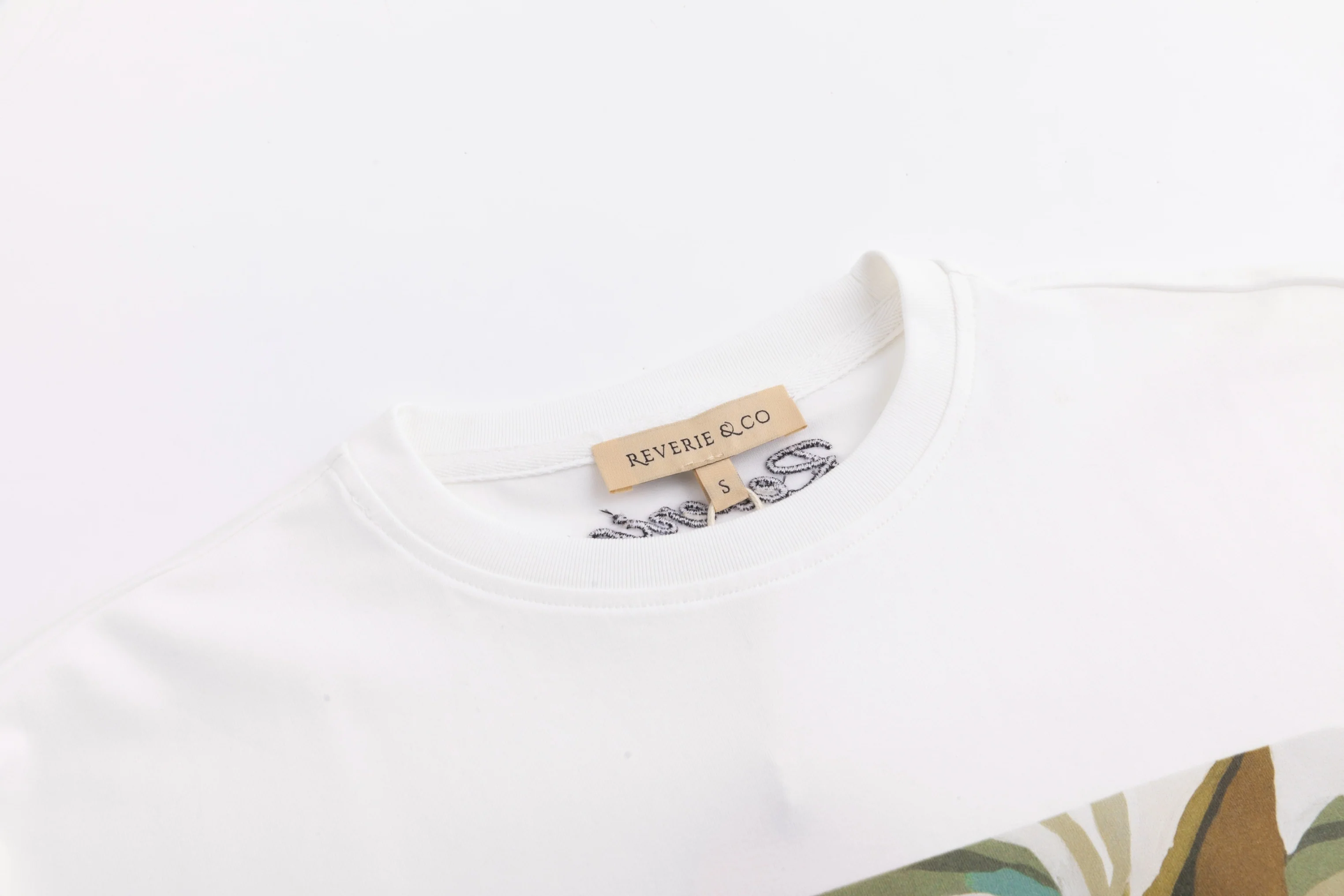 Graphic Box Tee Dress - Cream - Image 5