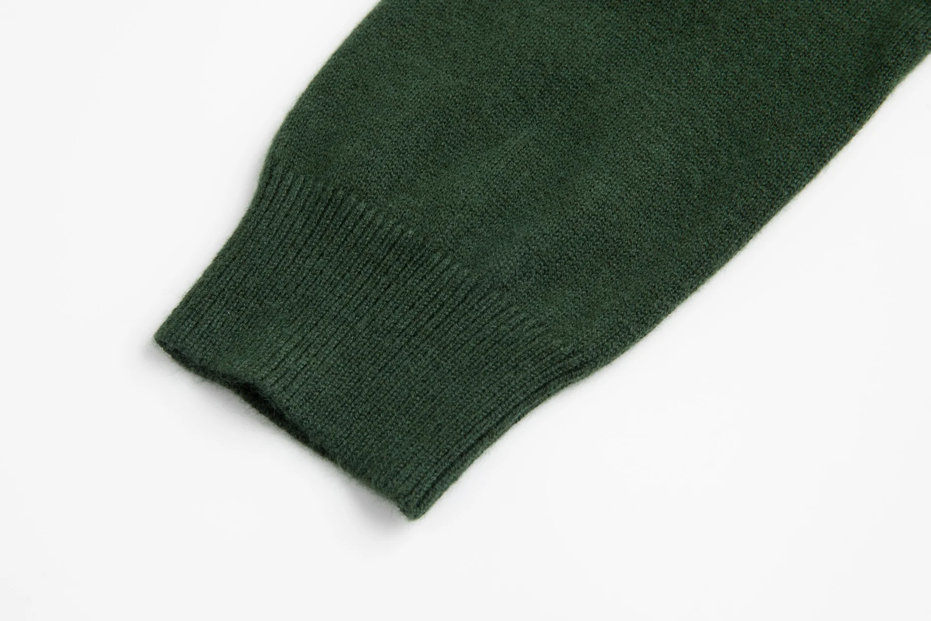 Green Floral Dress With Green Knit Cardigan - Image 7