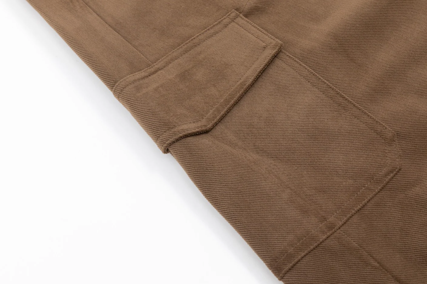 Multi Pocket Drawstring Skirt - Brown - Image 6