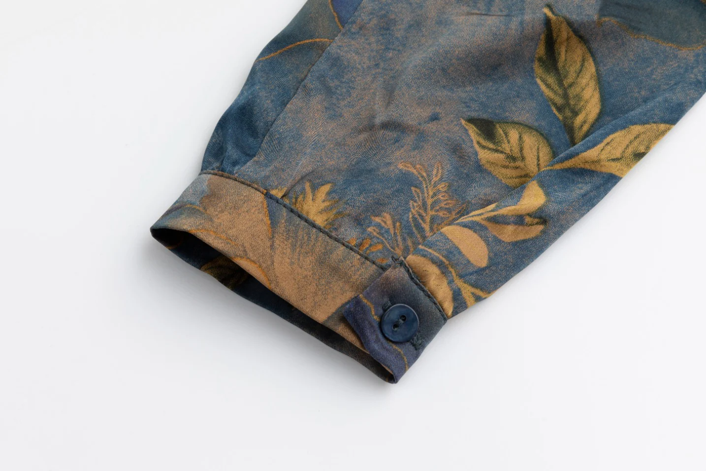 Grey Watercolor Printed Floral Dress - Image 7