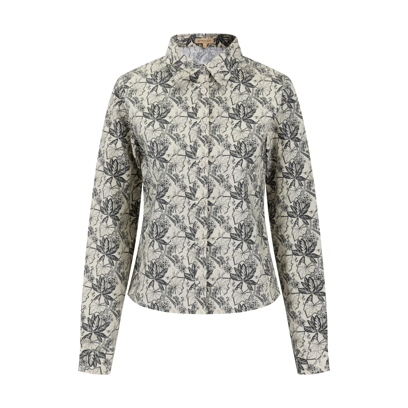 Hawaiian Blouse - Black - Image 3