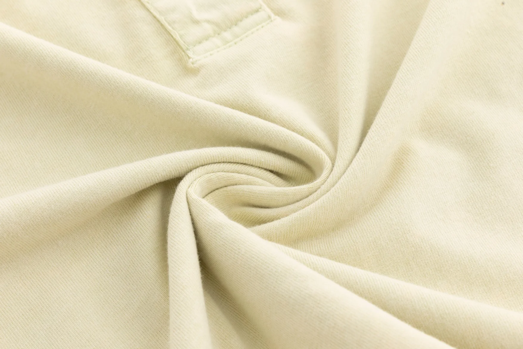 Henley Oversize Cropped T-Shirt - Light Pear - Image 5