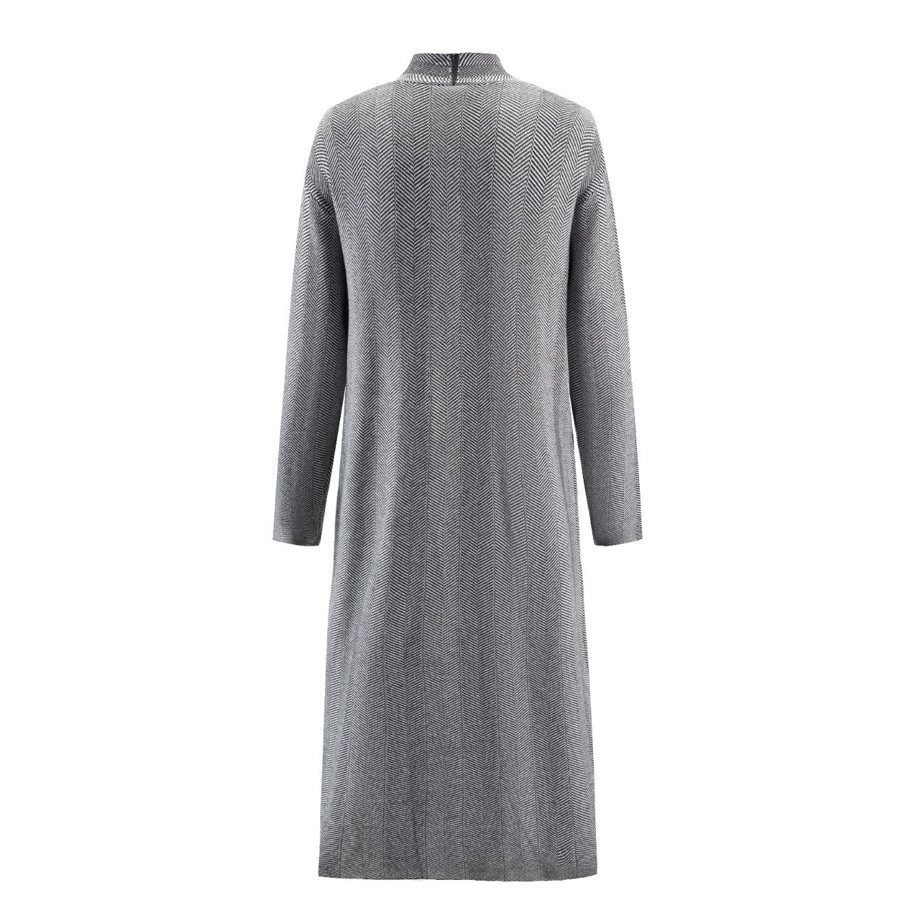 Herringbone Knit Dress - Image 3