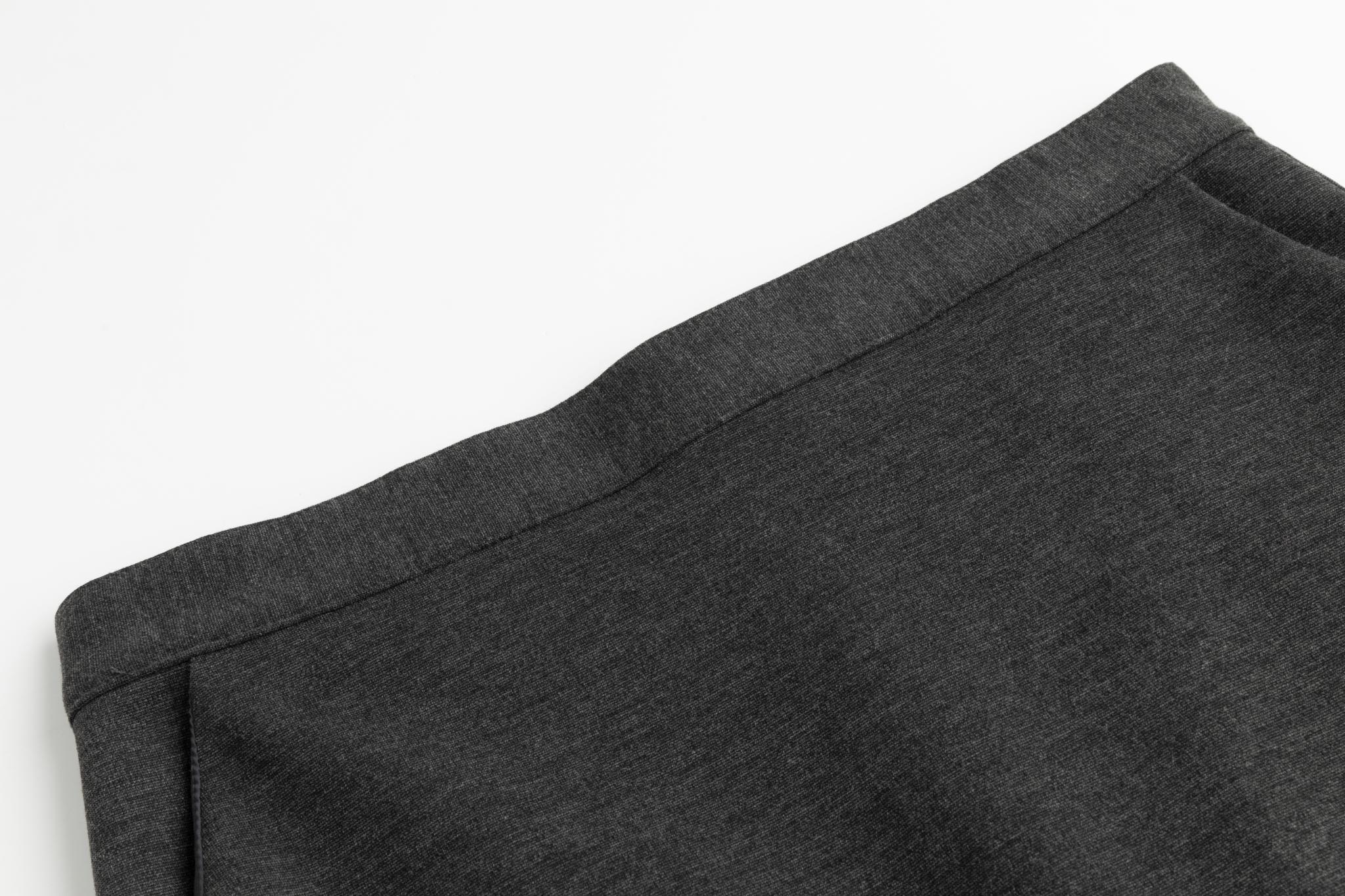 Hidden Pocket Skirt - Dark Heather Grey - Image 3