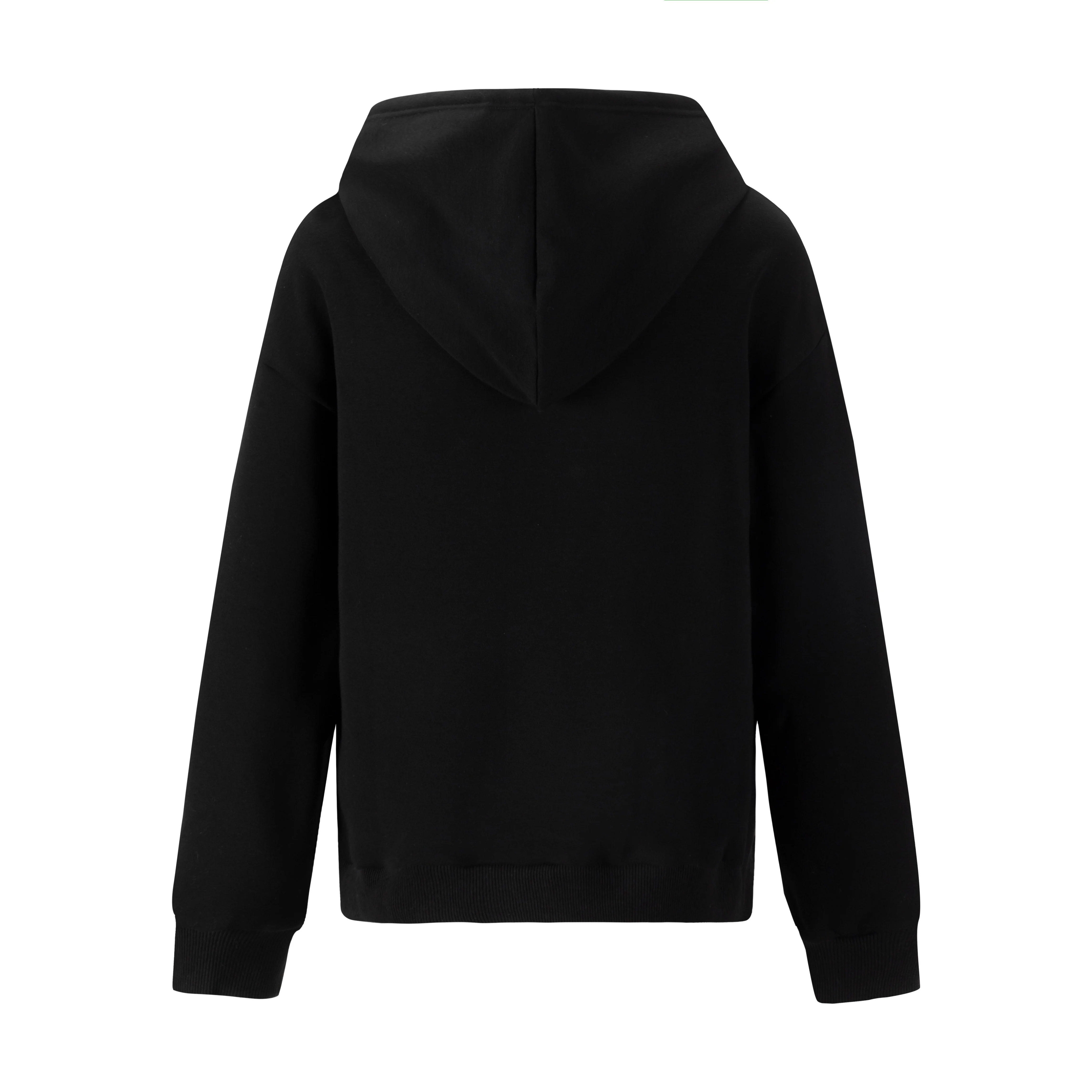 Hoodie With Colorful Strings - Black - Image 3