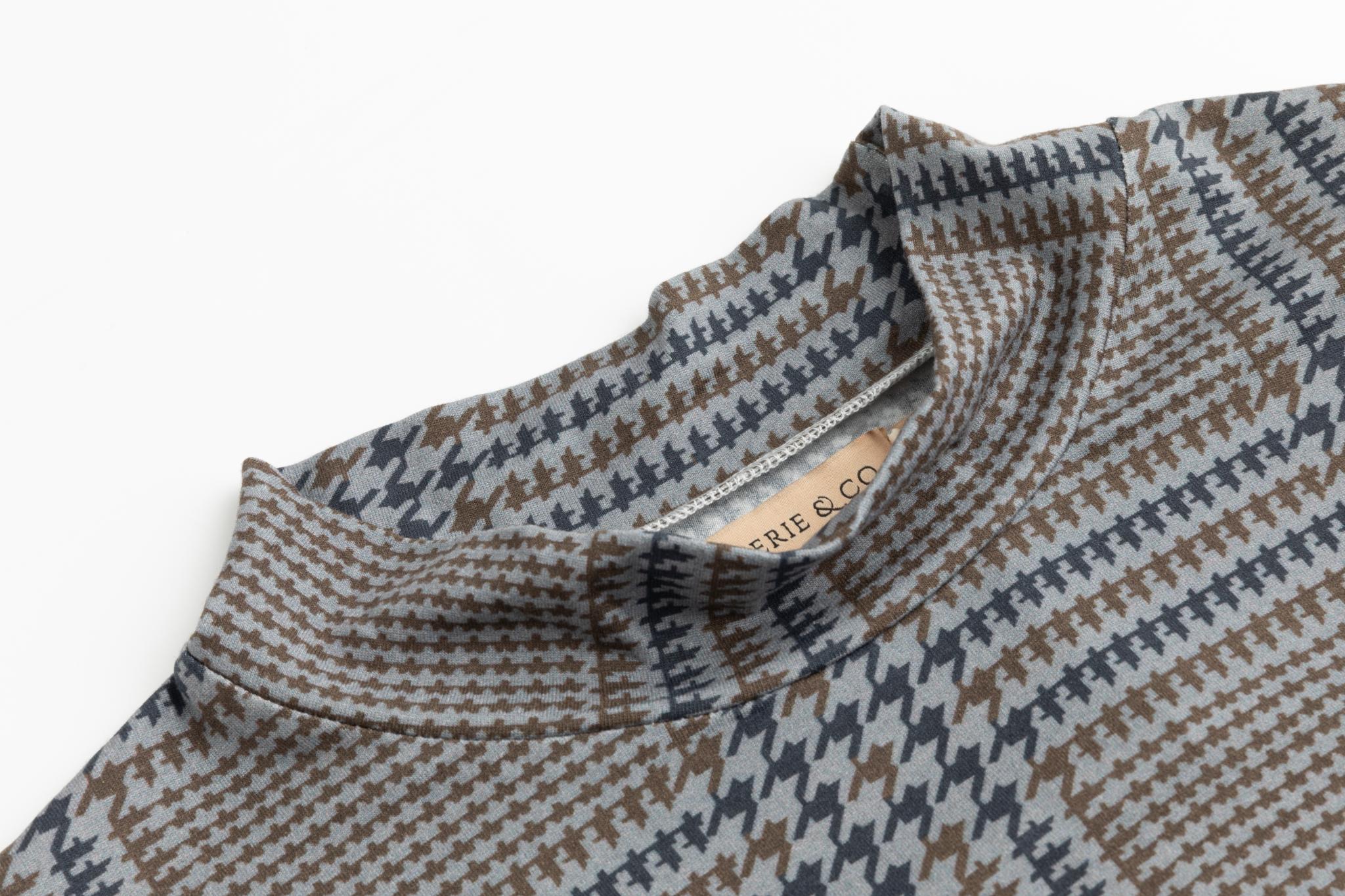 Houndstooth Mock Neck - Image 4