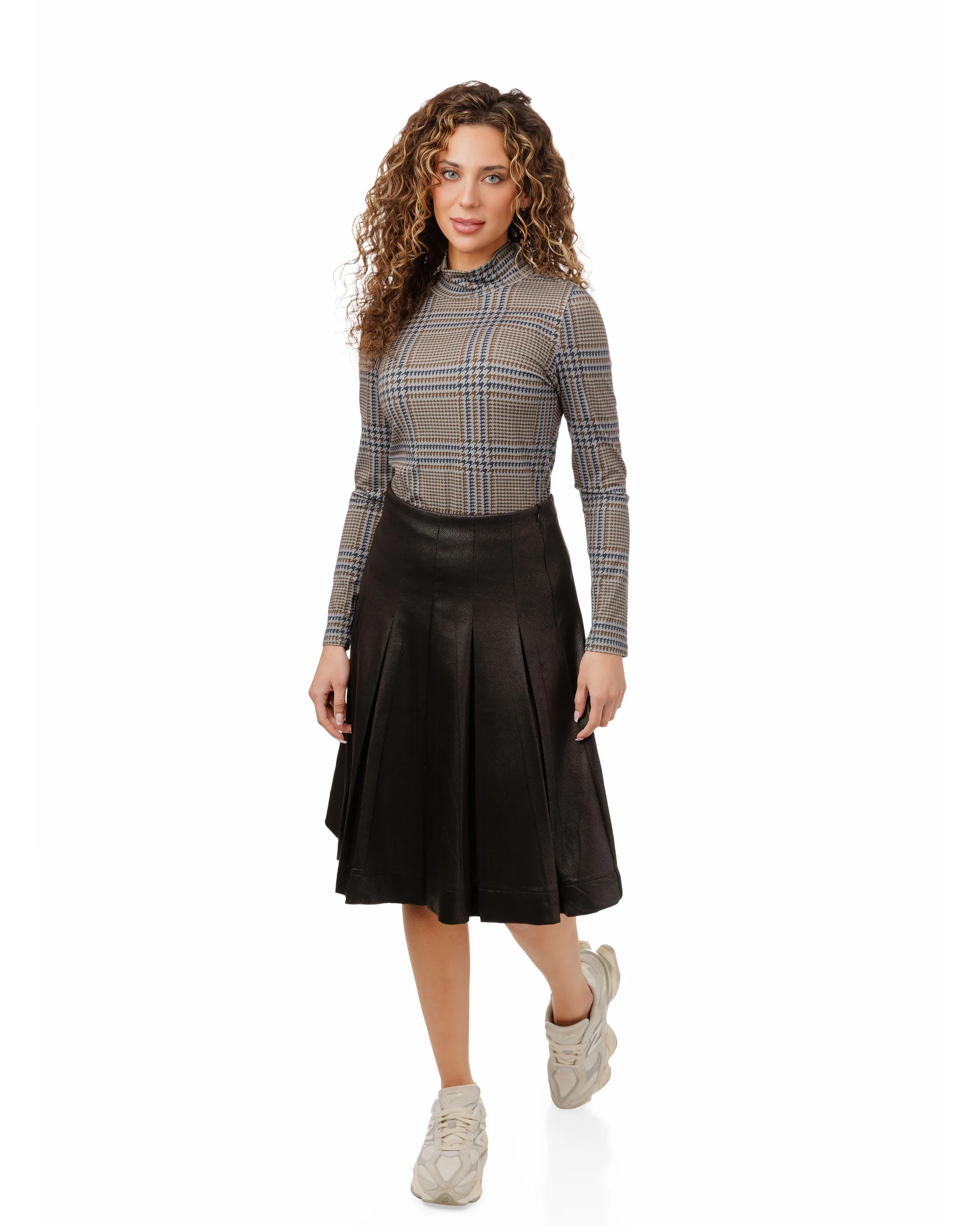 Houndstooth Mock Neck - Image 8