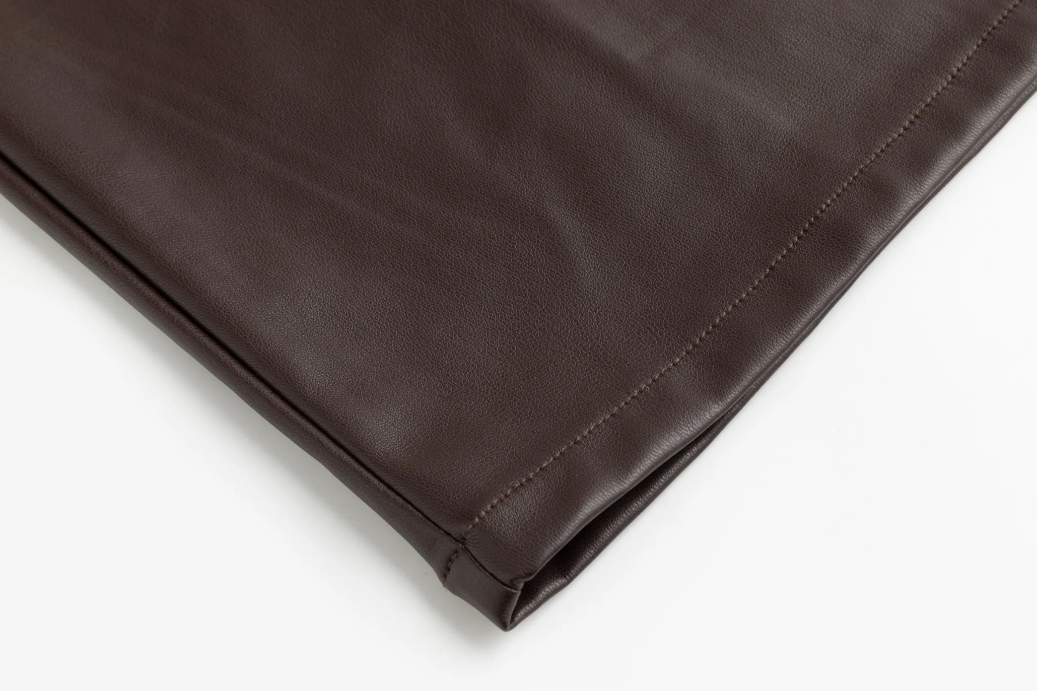 Leather Skirt - Brown - Image 7