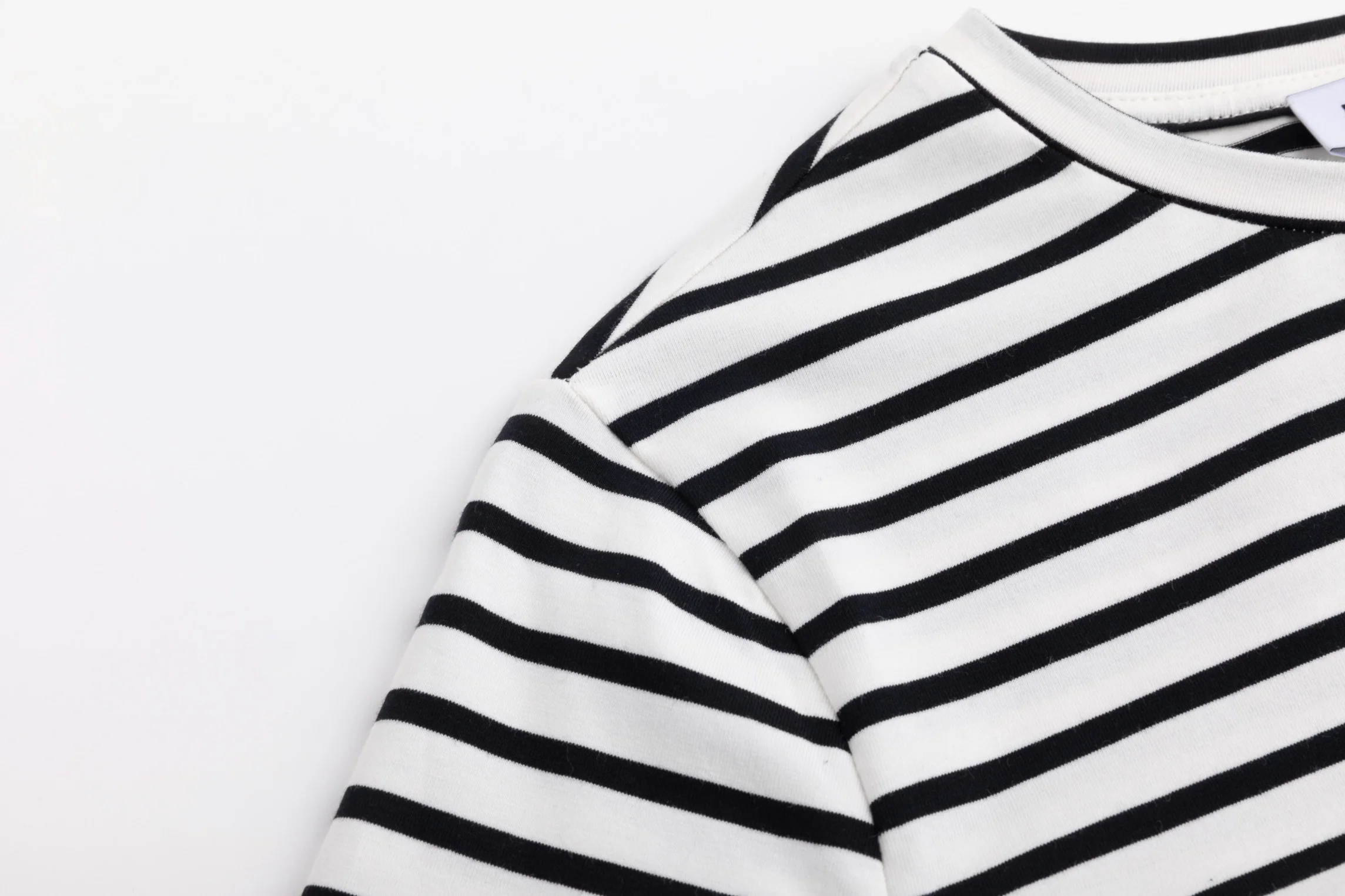 Lemon Embroidery Striped White Top - Image 6
